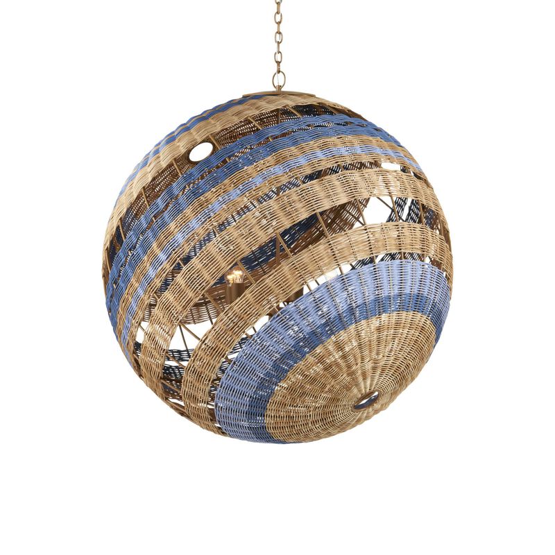 Hiroshi Koshitaka Collection Senjyo 48 Inch 5 Light Chandelier by Currey and Company