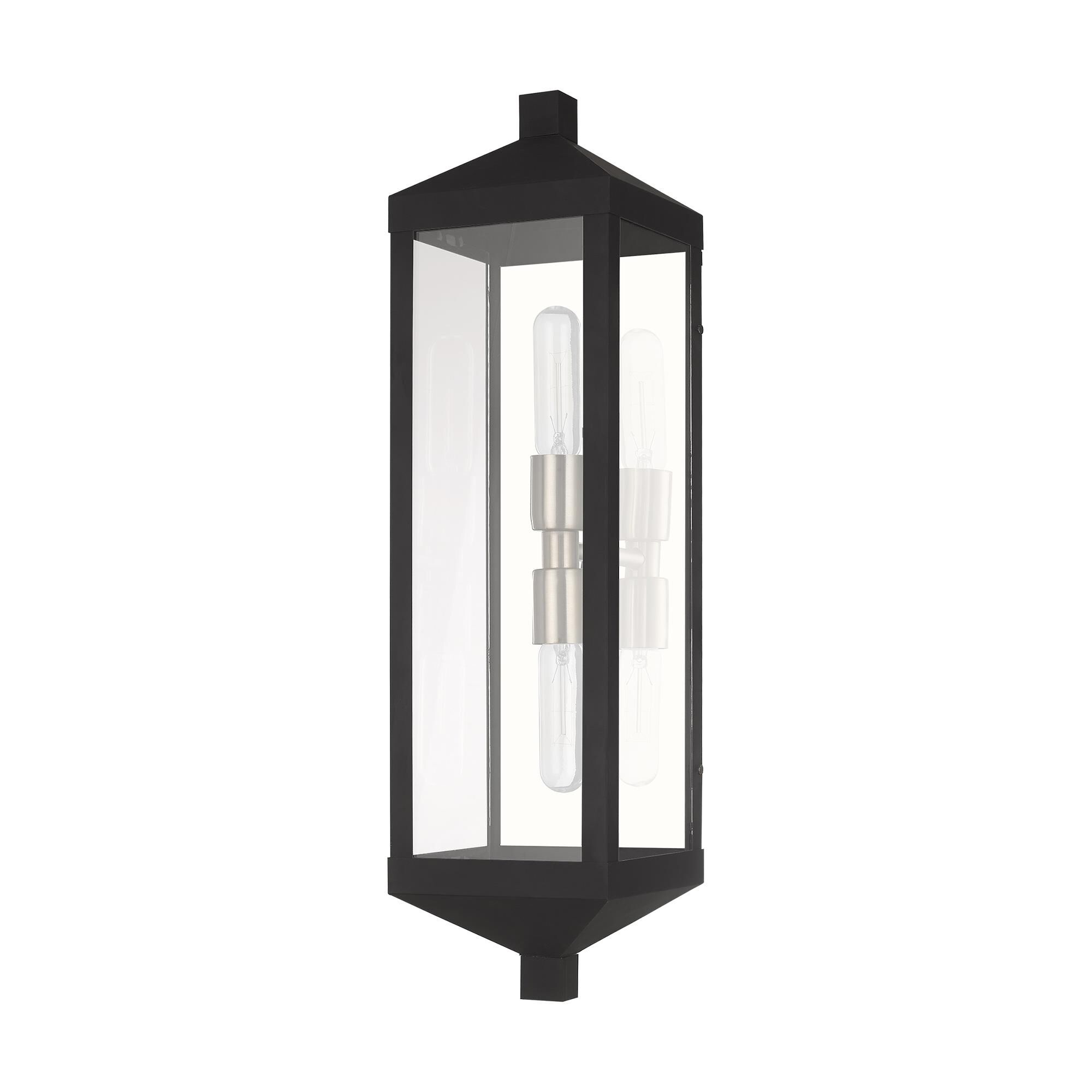 Nyack 24 Inch Tall 2 Light Outdoor Wall Light by Livex Lighting