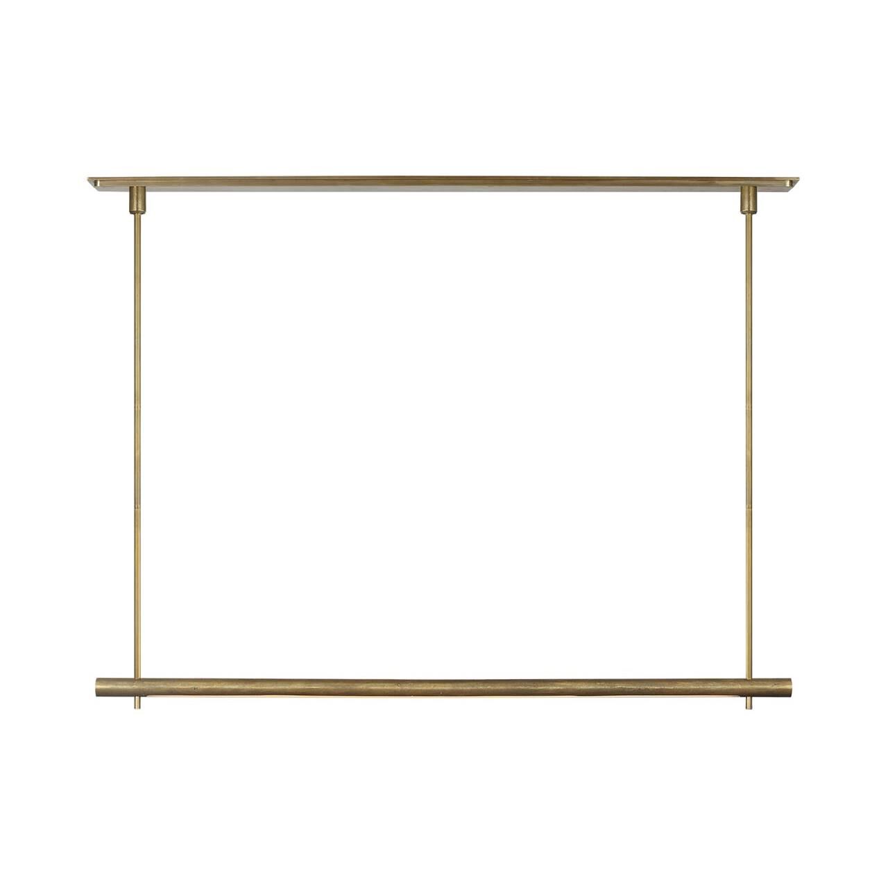 Shown in Museum Brass finish and Nova Frost glass