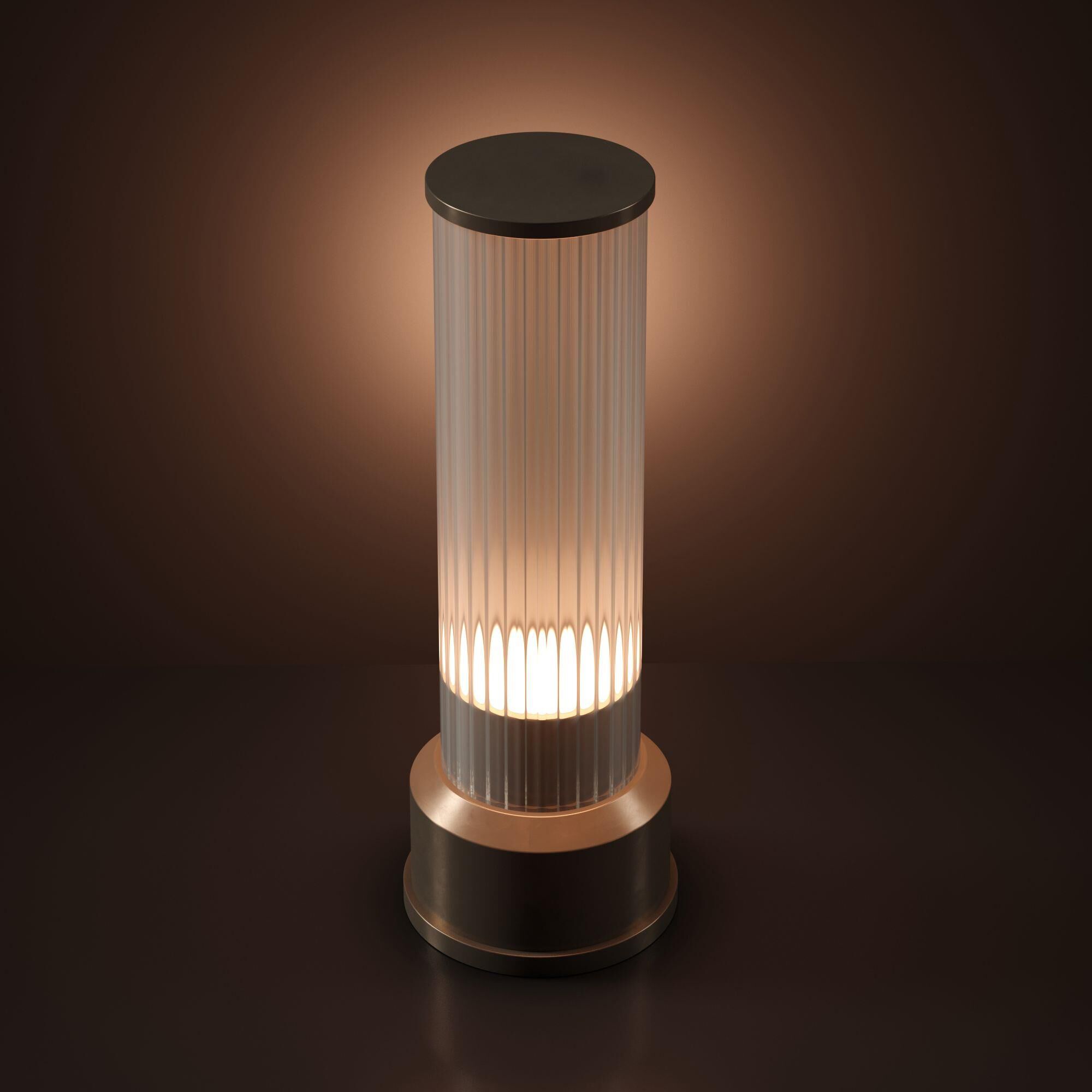 Kibun Candlestick 11 Inch Table Lamp by Bulbrite