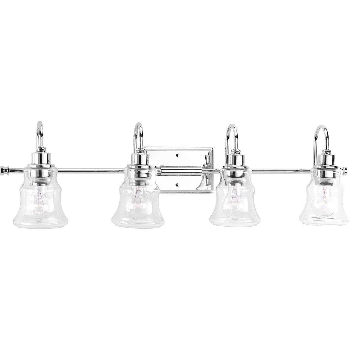 Litchfield 33 Inch 4 Light Bath Vanity Light by Progress Lighting