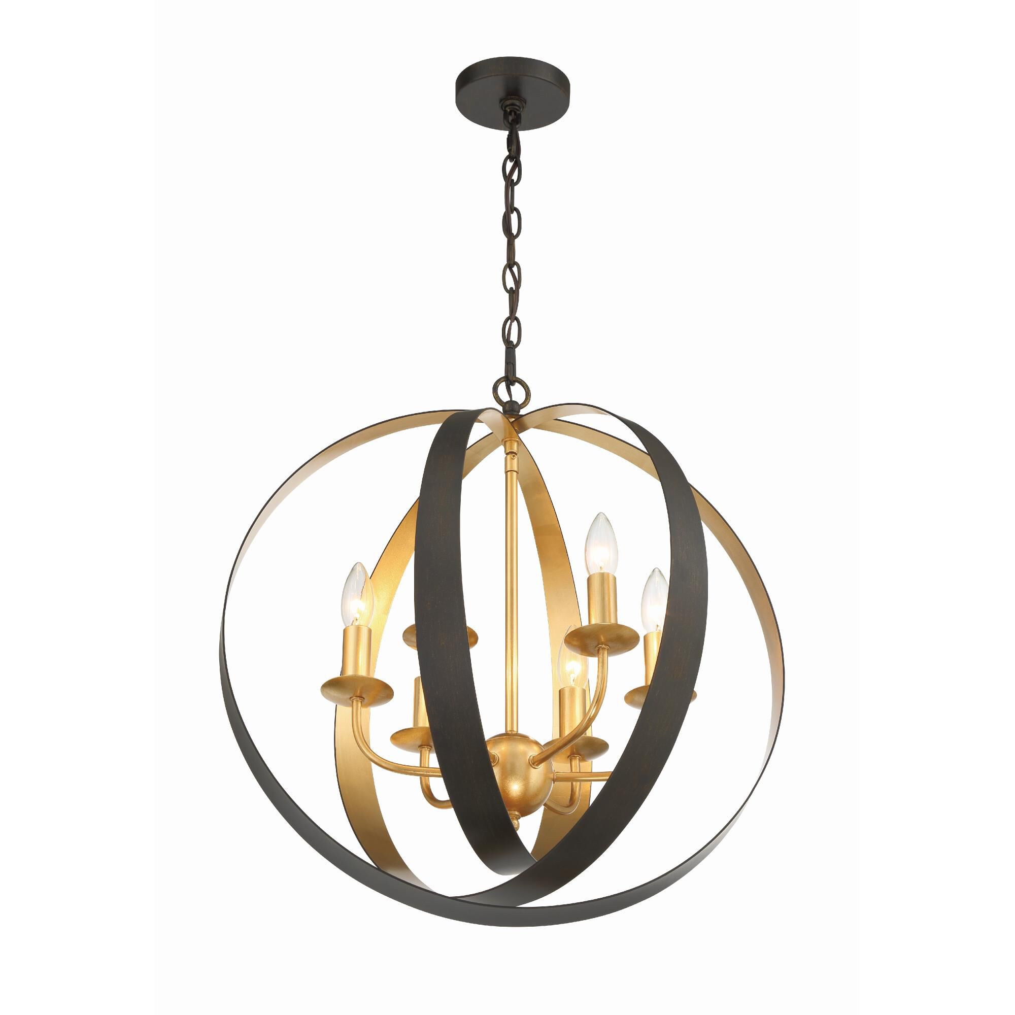 Shown in English Bronze + Antique Gold finish