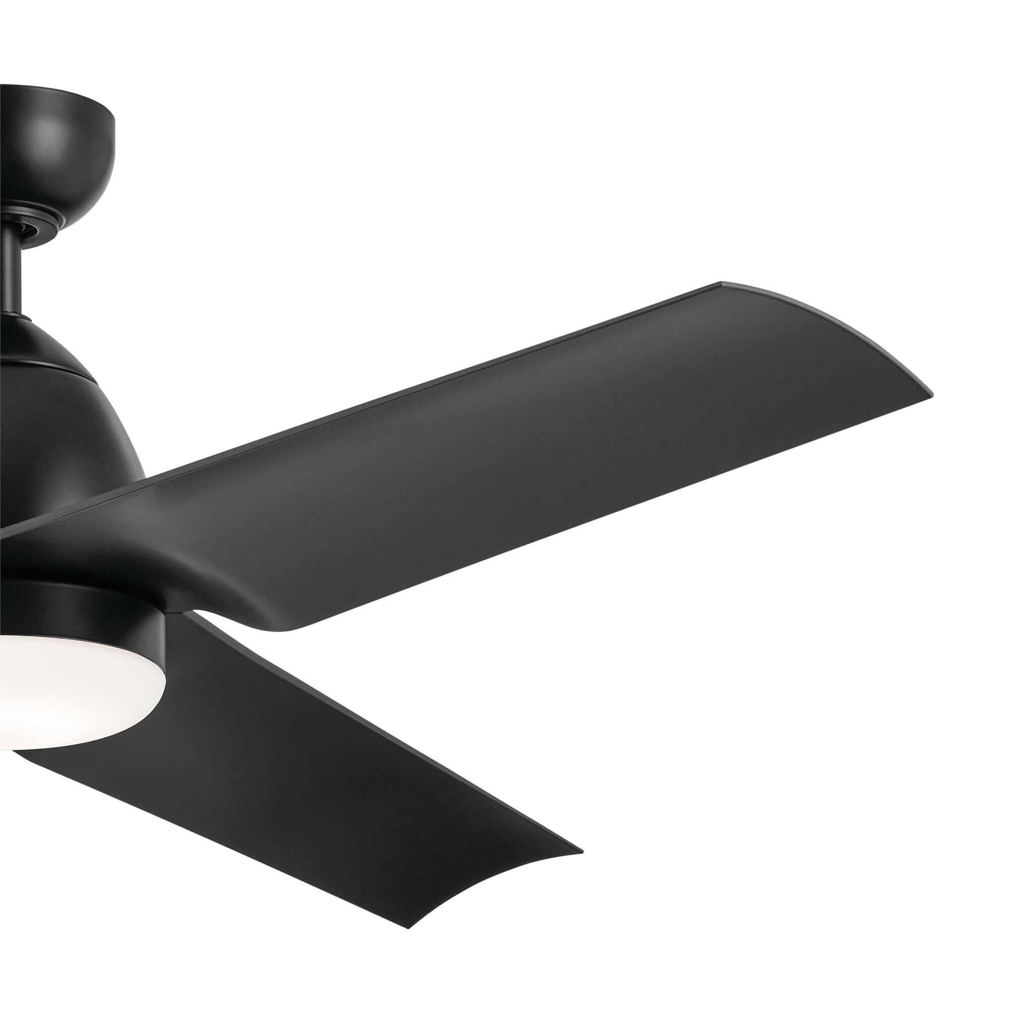 Fit 54 Inch Ceiling Fan with Light Kit,