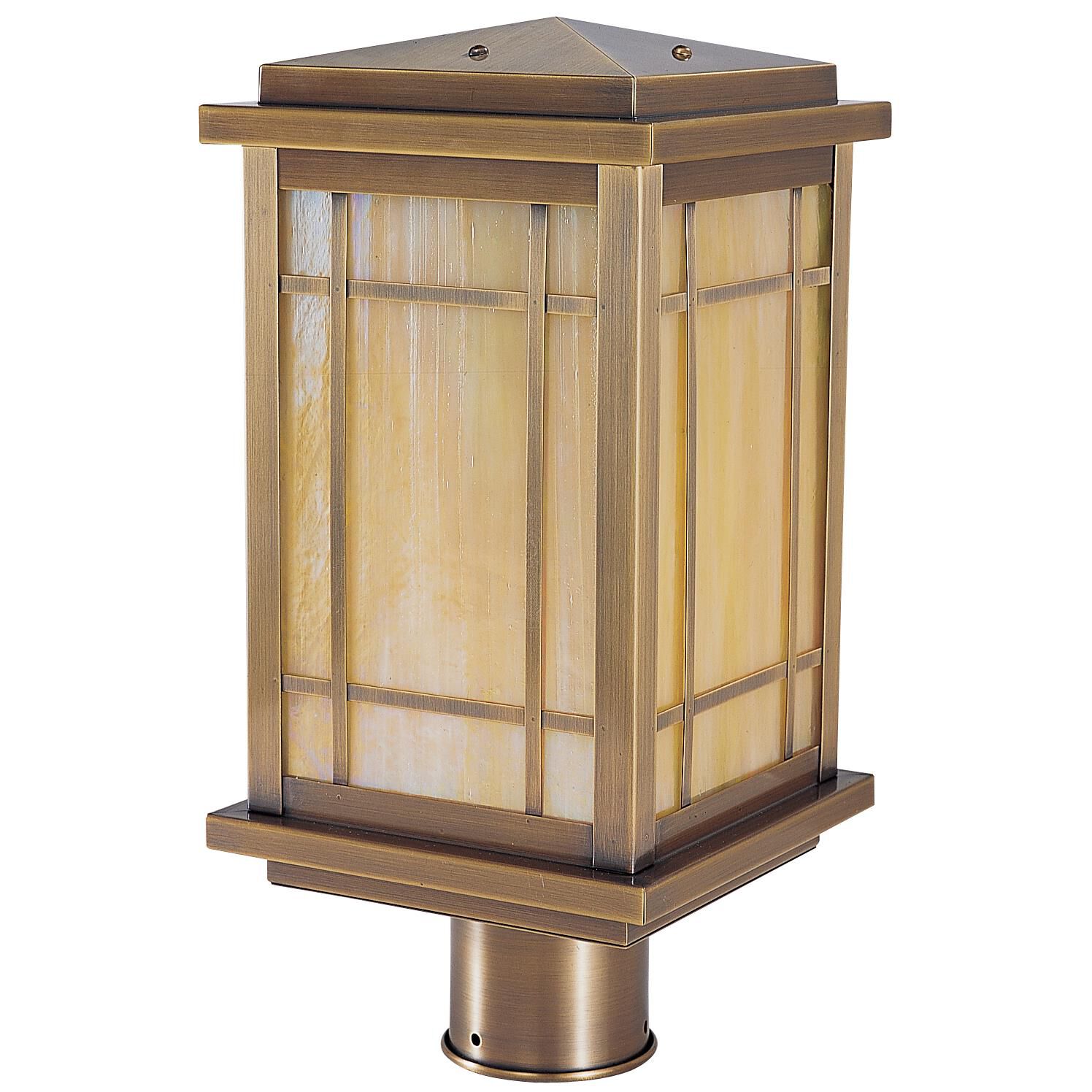 Avenue 13 Inch Tall 1 Light Outdoor Post Lamp by Arroyo Craftsman - Clearance