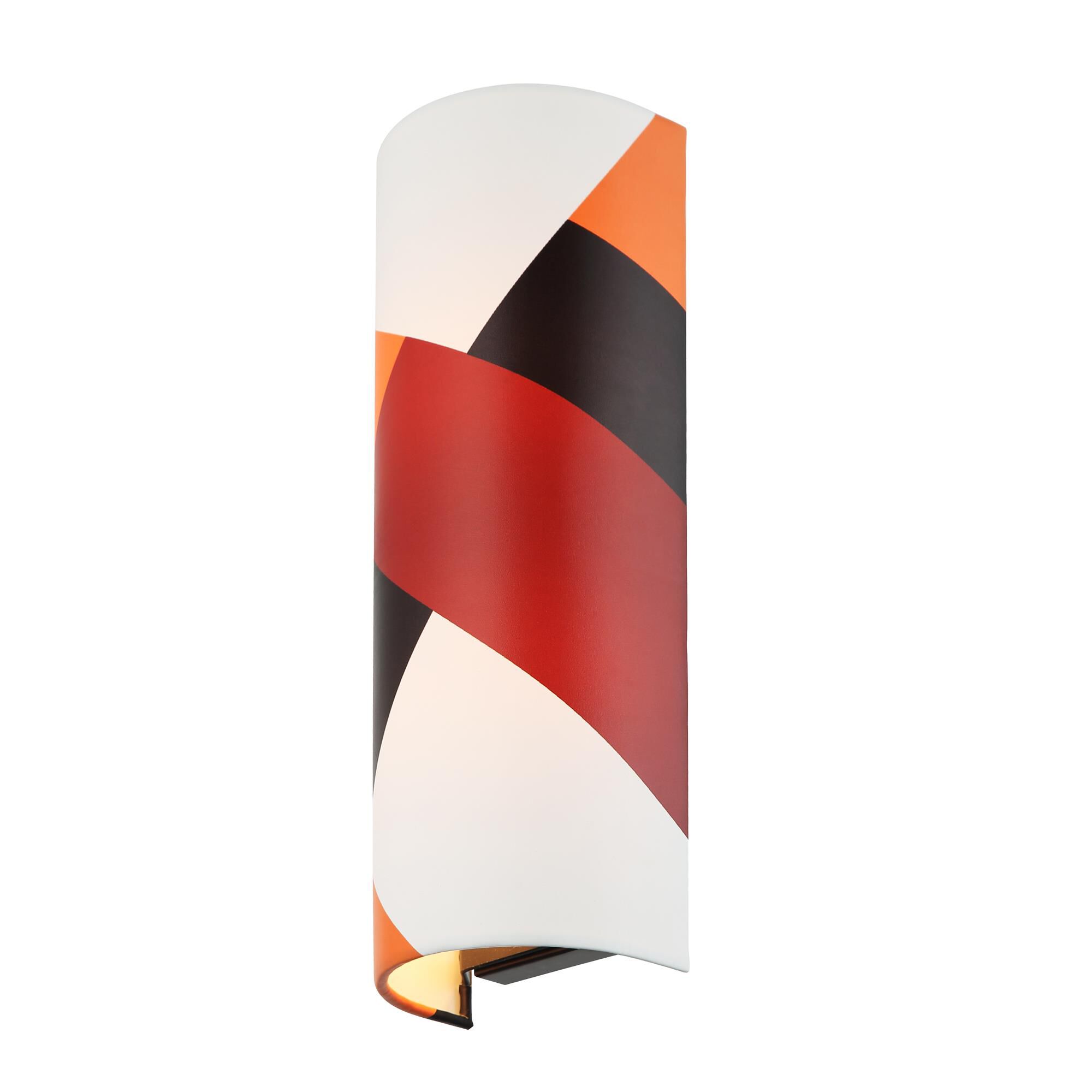 Shown in Black/Satin Brass/Patchwork finish and Patchwork shade