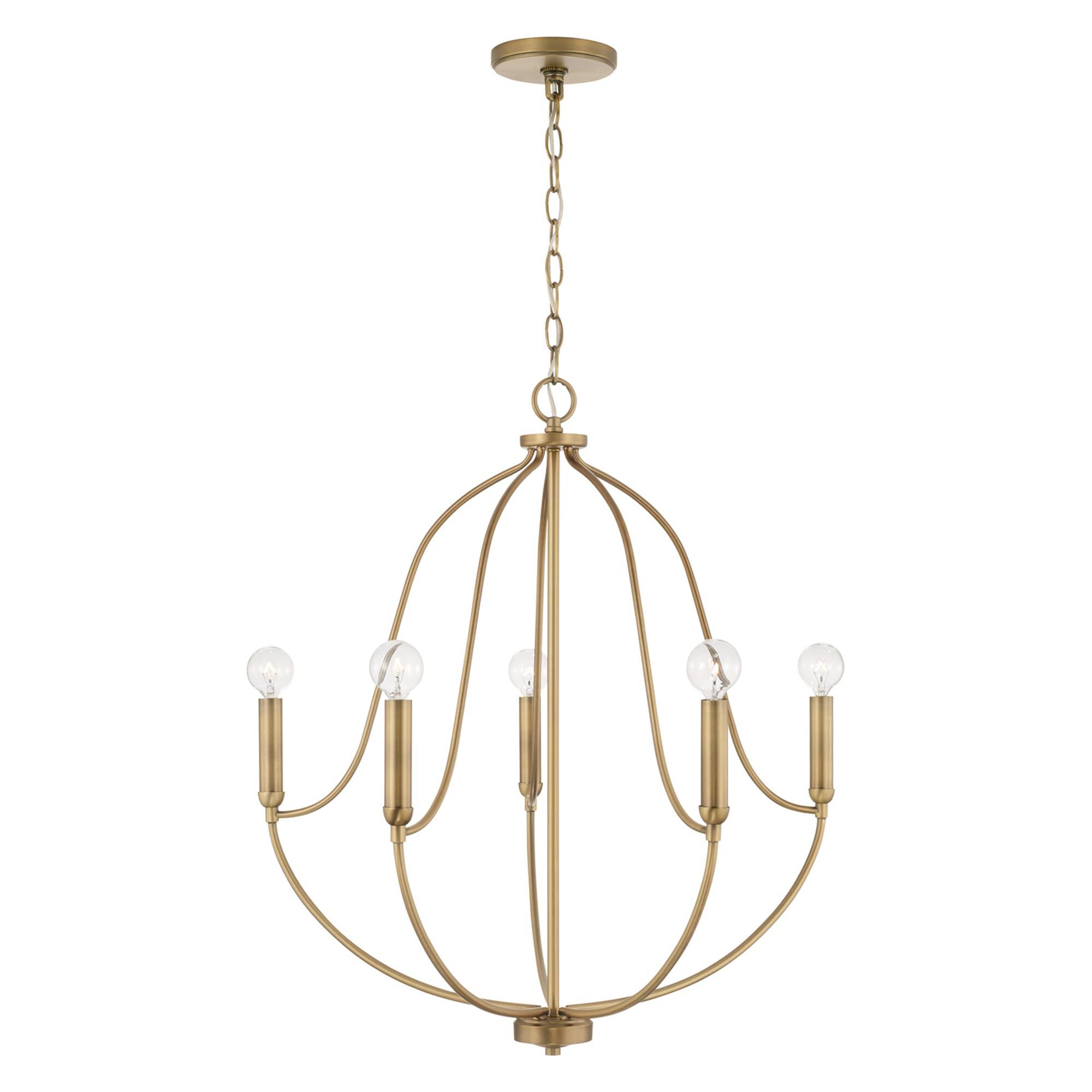 Shown in Aged Brass finish