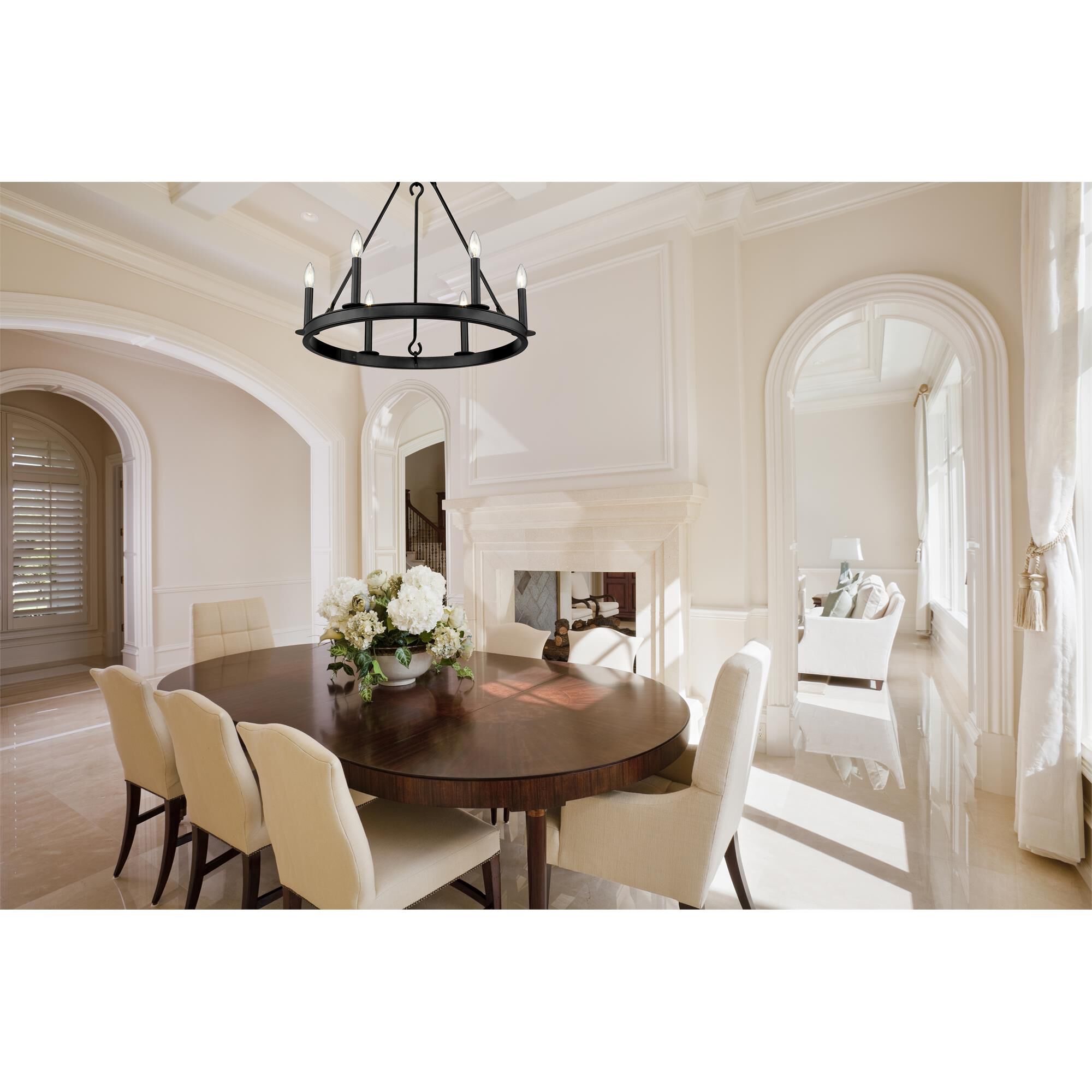 Barclay 25 Inch 6 Light Chandelier by Z-Lite