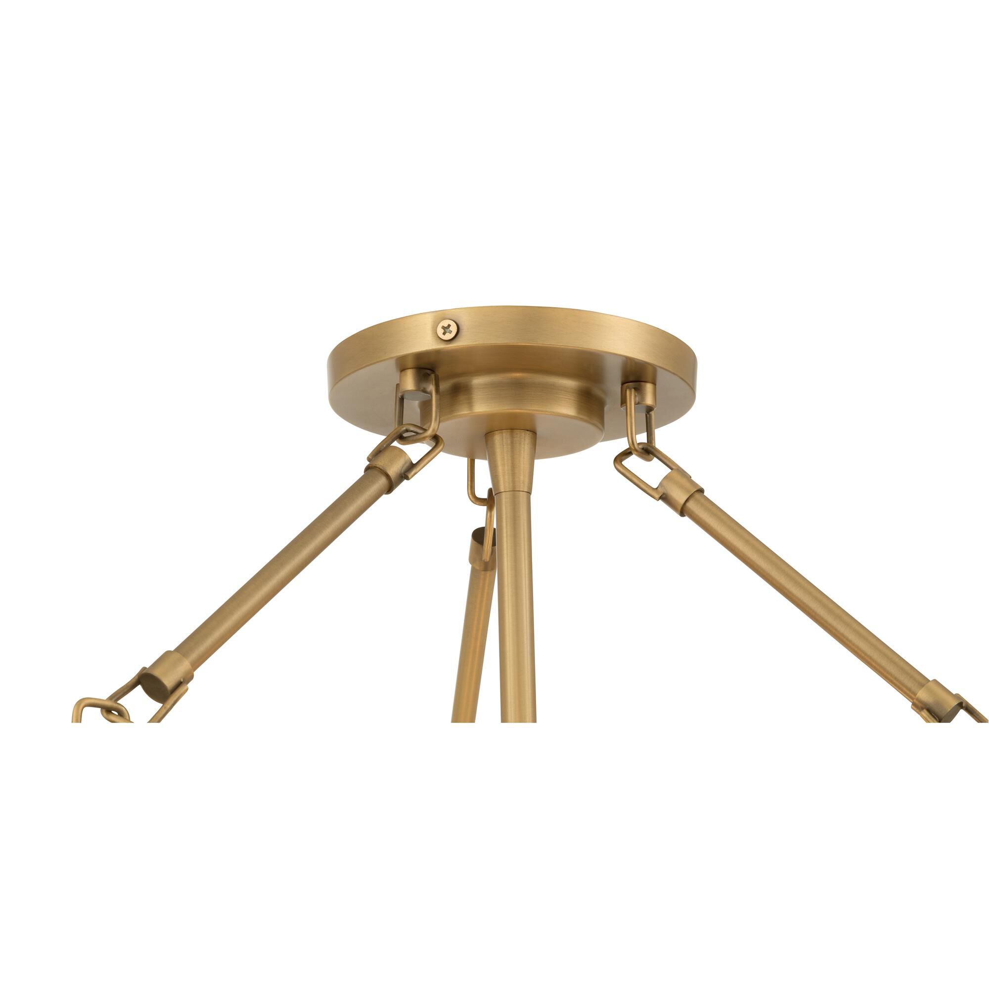 Shown in Legacy Brass finish and Etched Opal glass