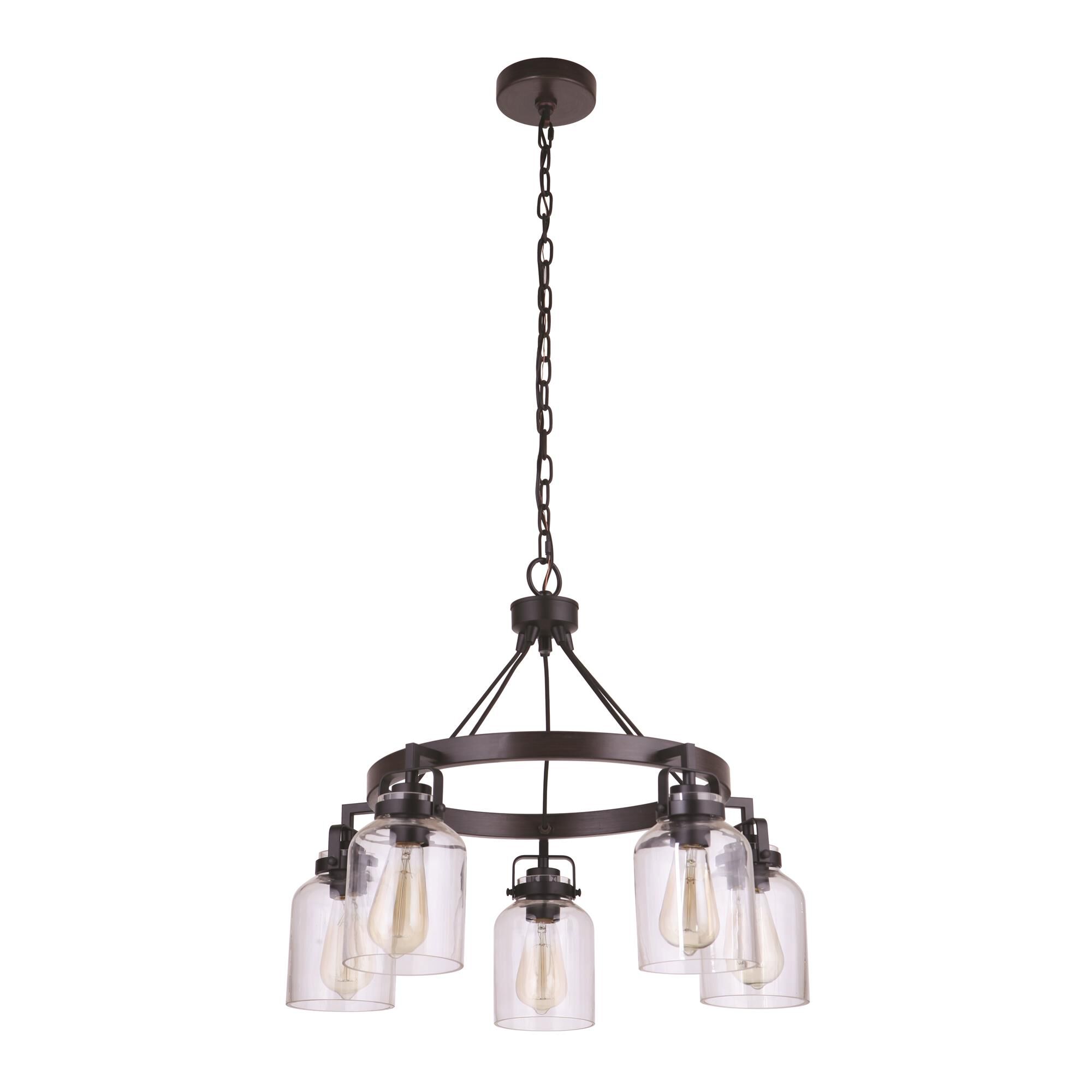 Shown in Flat Black and Dark Teak finish