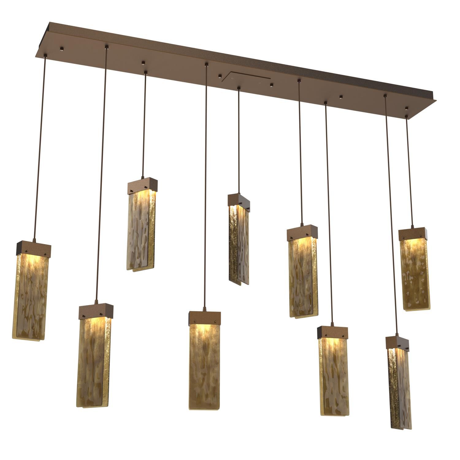 Shown in Flat Bronze finish and Bronze Granite glass