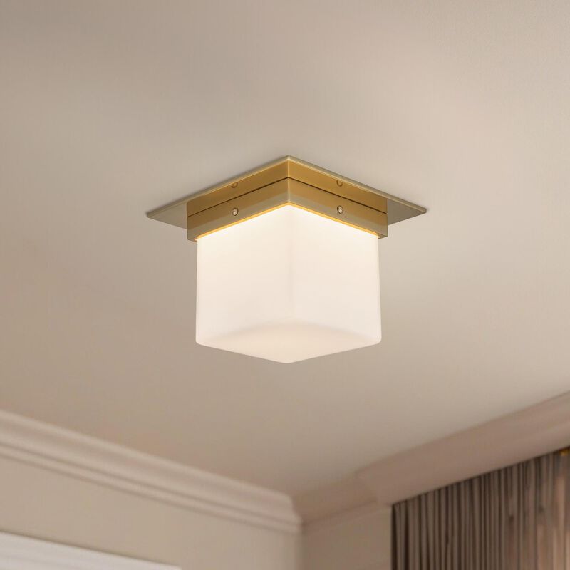 Jason Koharik Mineral 8 Inch Flush Mount by Alora Lighting