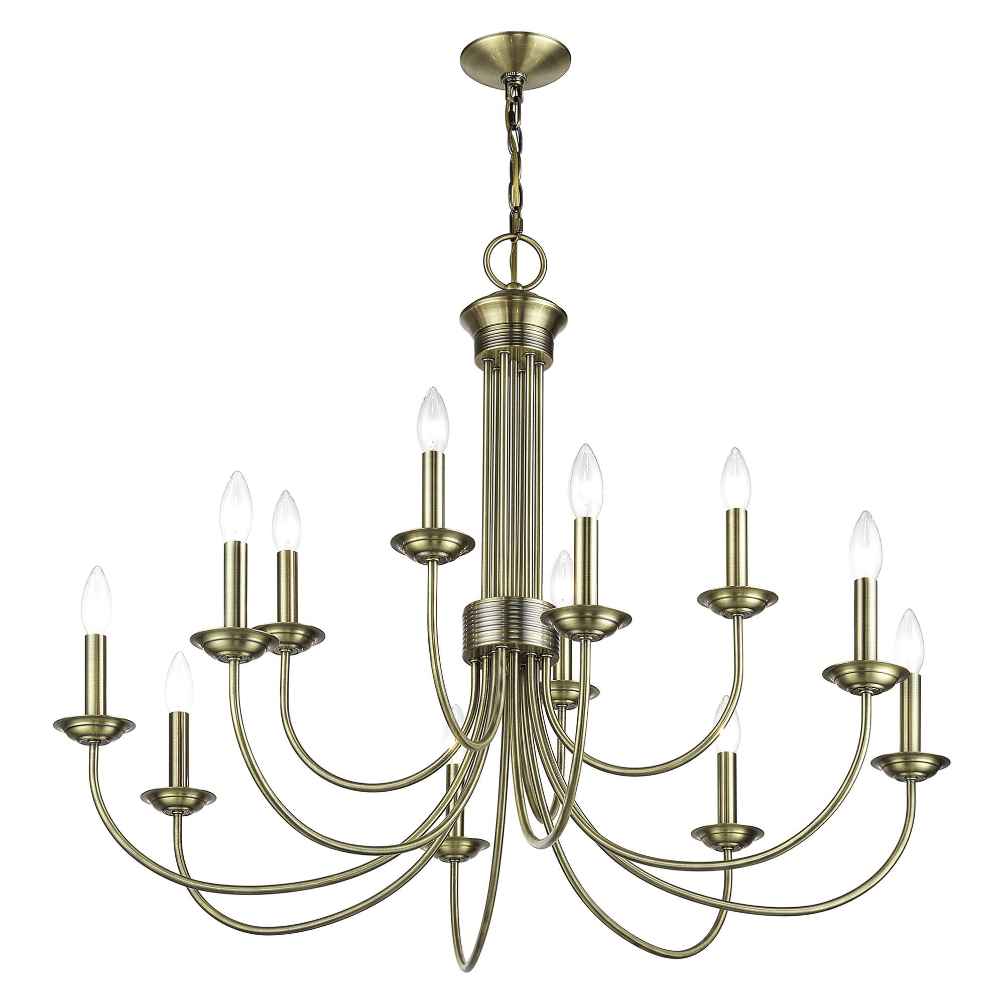 Estate 36 Inch Chandelier by Livex Lighting
