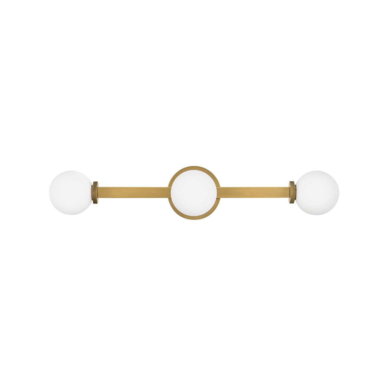 Shown in Heritage Brass finish and Etched Opal glass