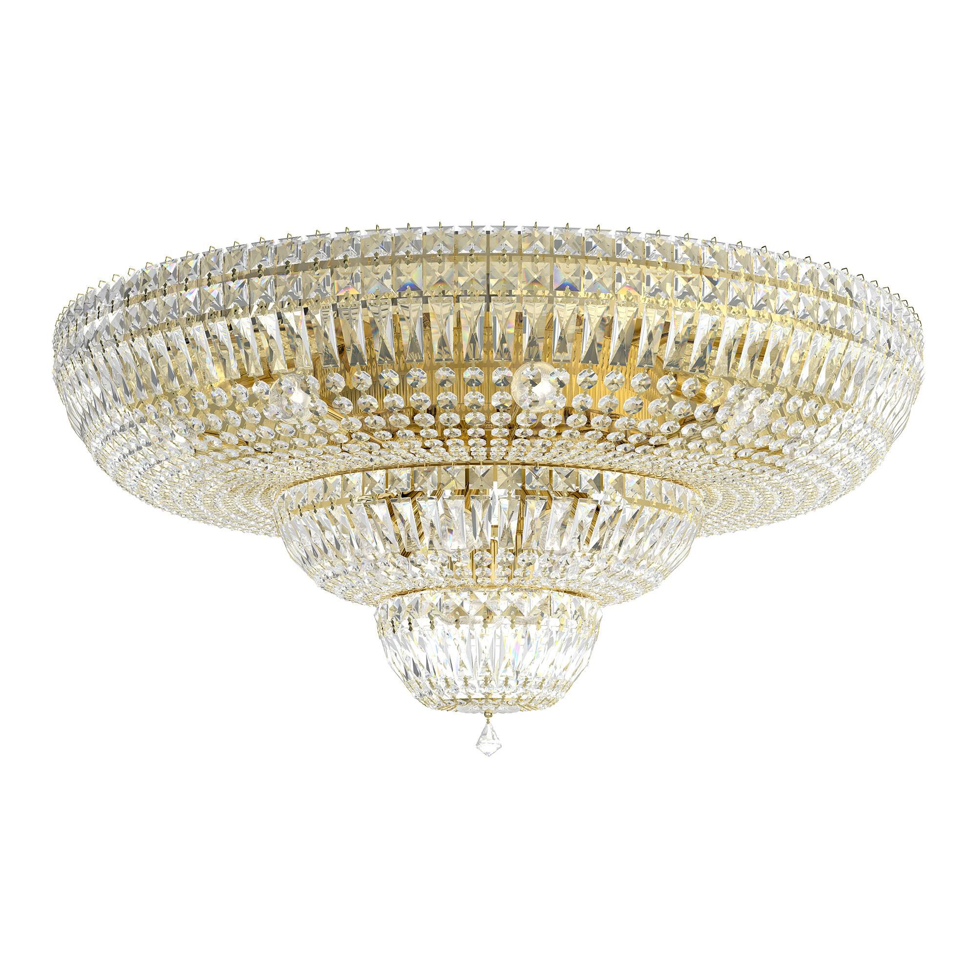 Petit Crystal Deluxe 31 Inch Flush Mount by Schonbek