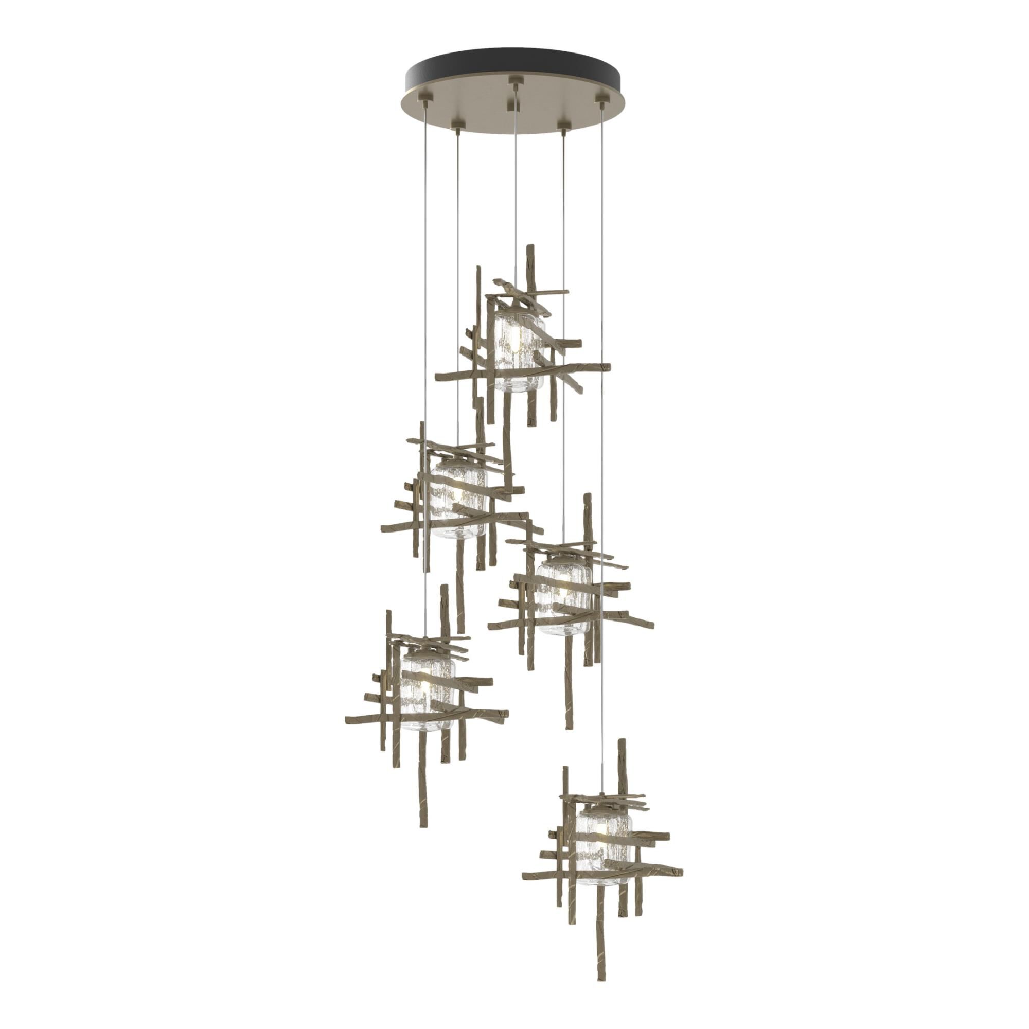 Tura 27 Inch 5 Light Multi Light Pendant,