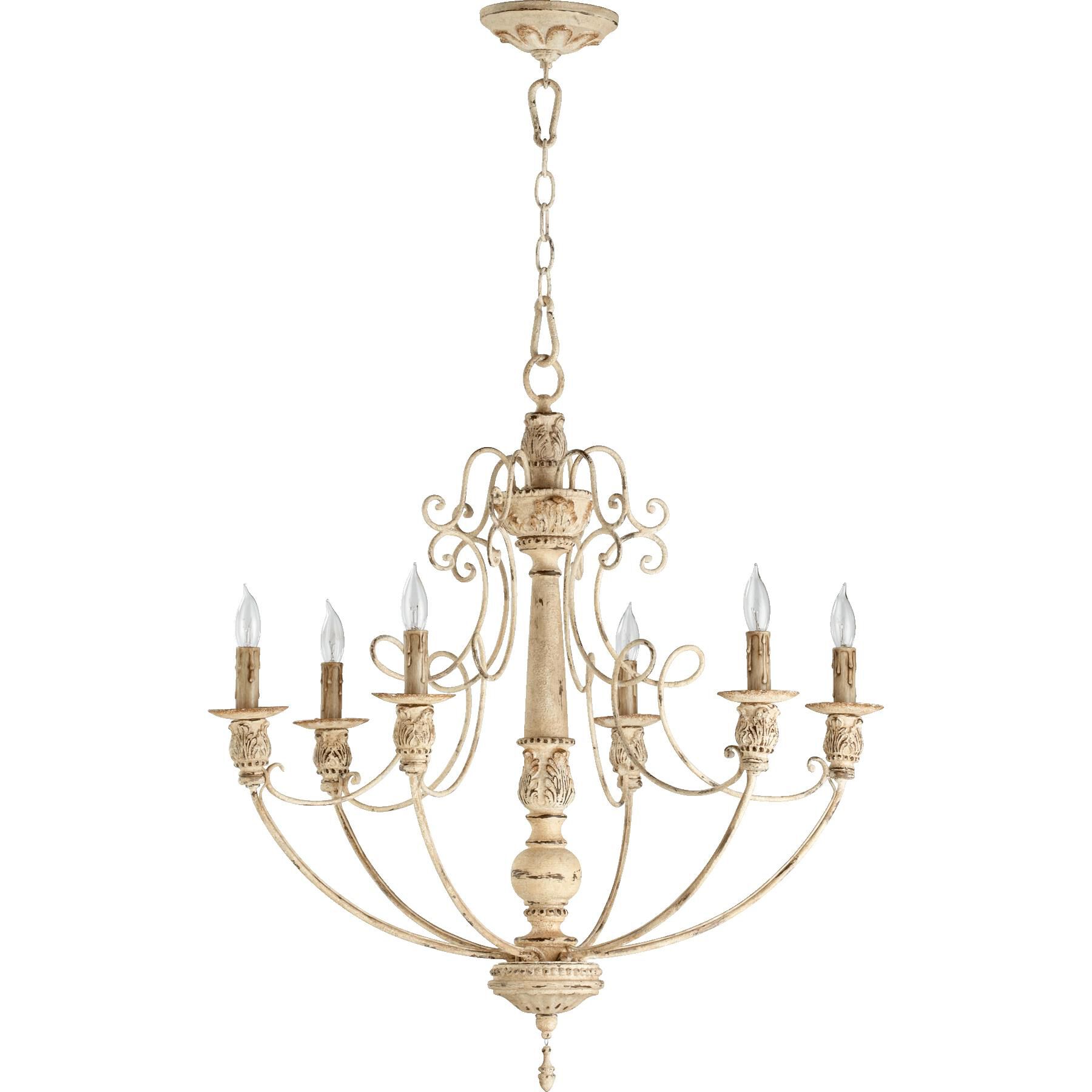Salento 27 Inch 6 Light Chandelier by Quorum International