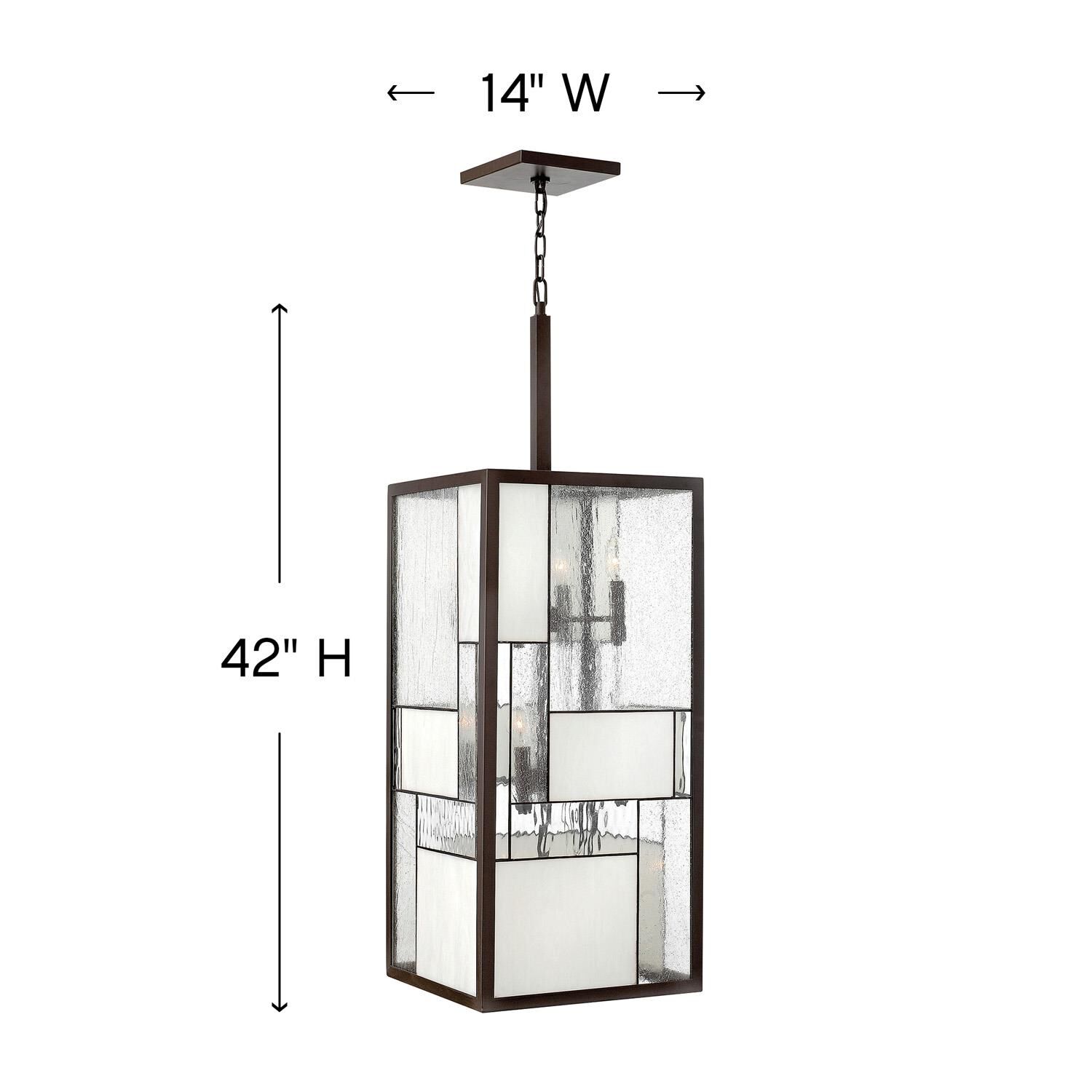 Shown in Buckeye Bronze finish and Copper Foil Bound  Panels glass