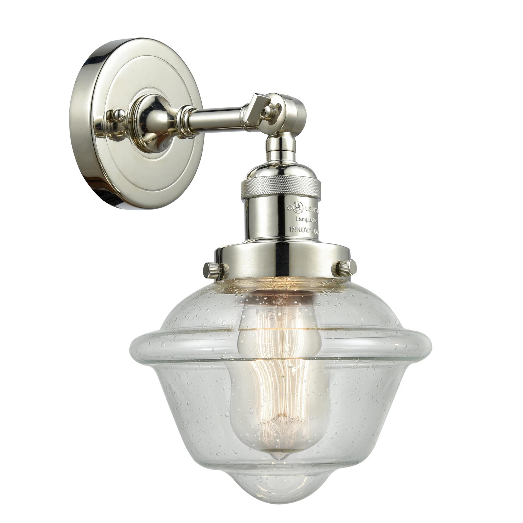 Bruno Marashlian Small Oxford 7 Inch 1 Light Semi Flush Mount by Innovations Lighting