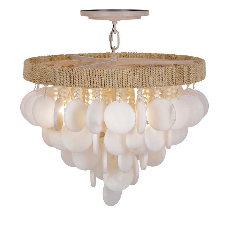 Aurelia's Cove 17 Inch 4 Light Semi Flush Mount by Metropolitan Lighting