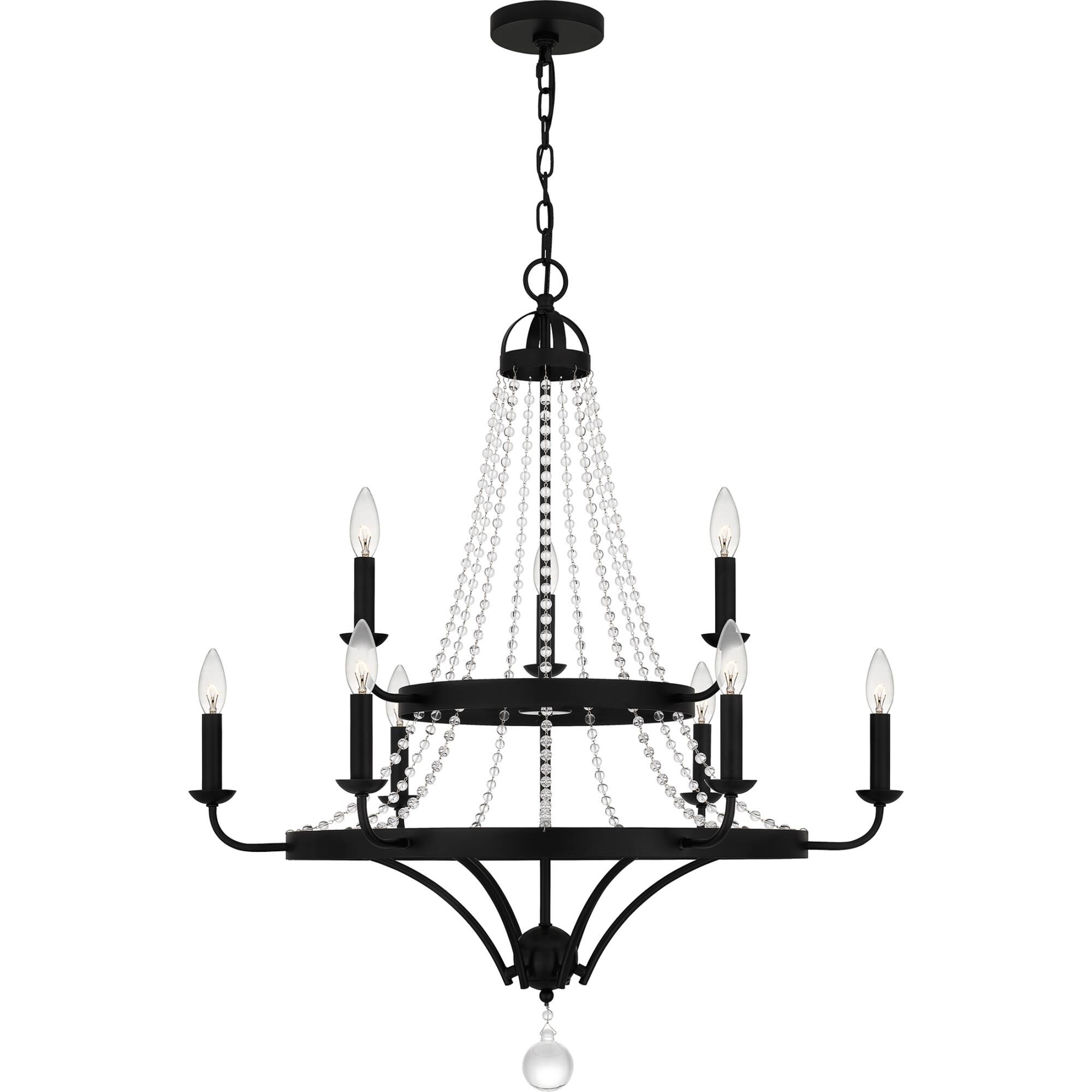 Adelaide 30 Inch 9 Light Chandelier by Quoizel