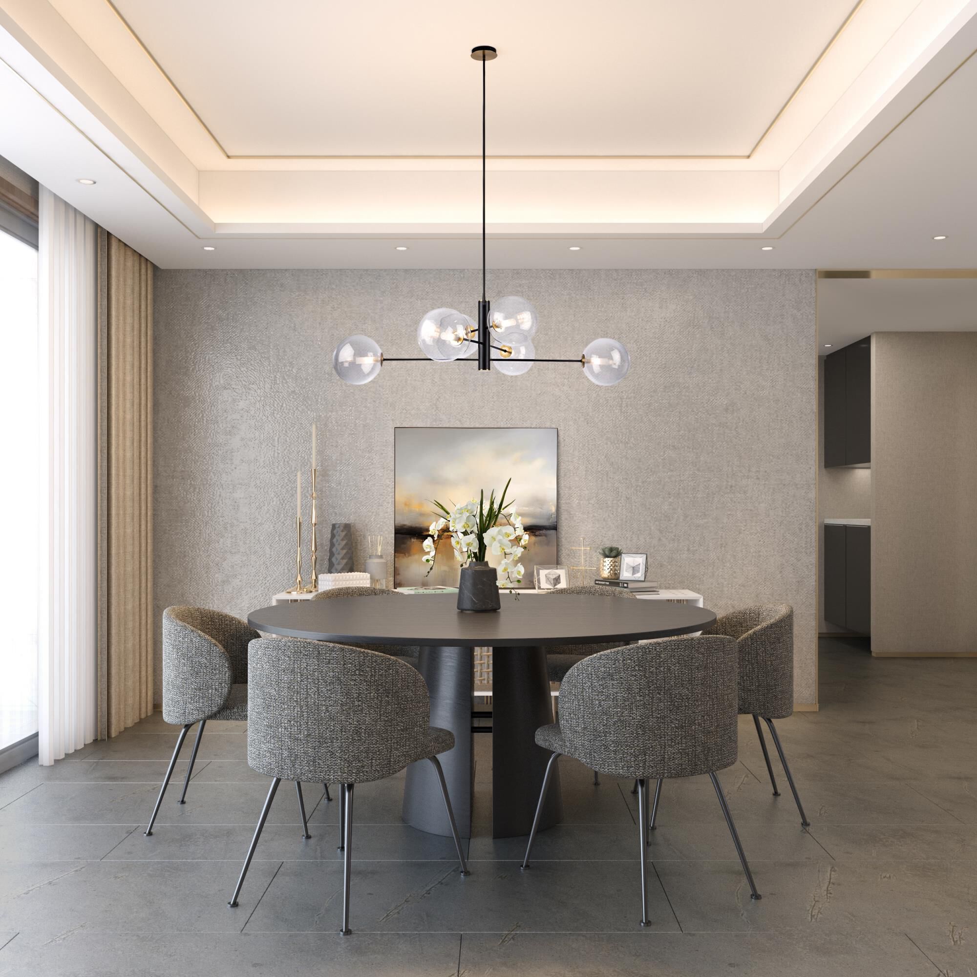 Aurelia 48 Inch Chandelier by Artcraft