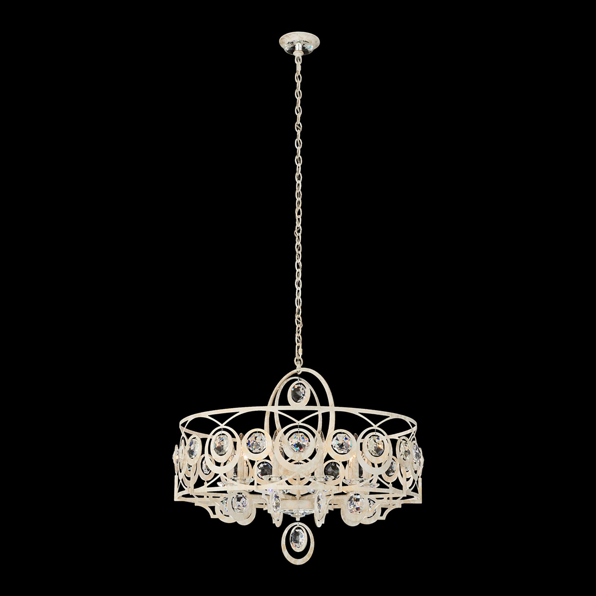 Shown in White Gold finish and Clear Radiance crystal