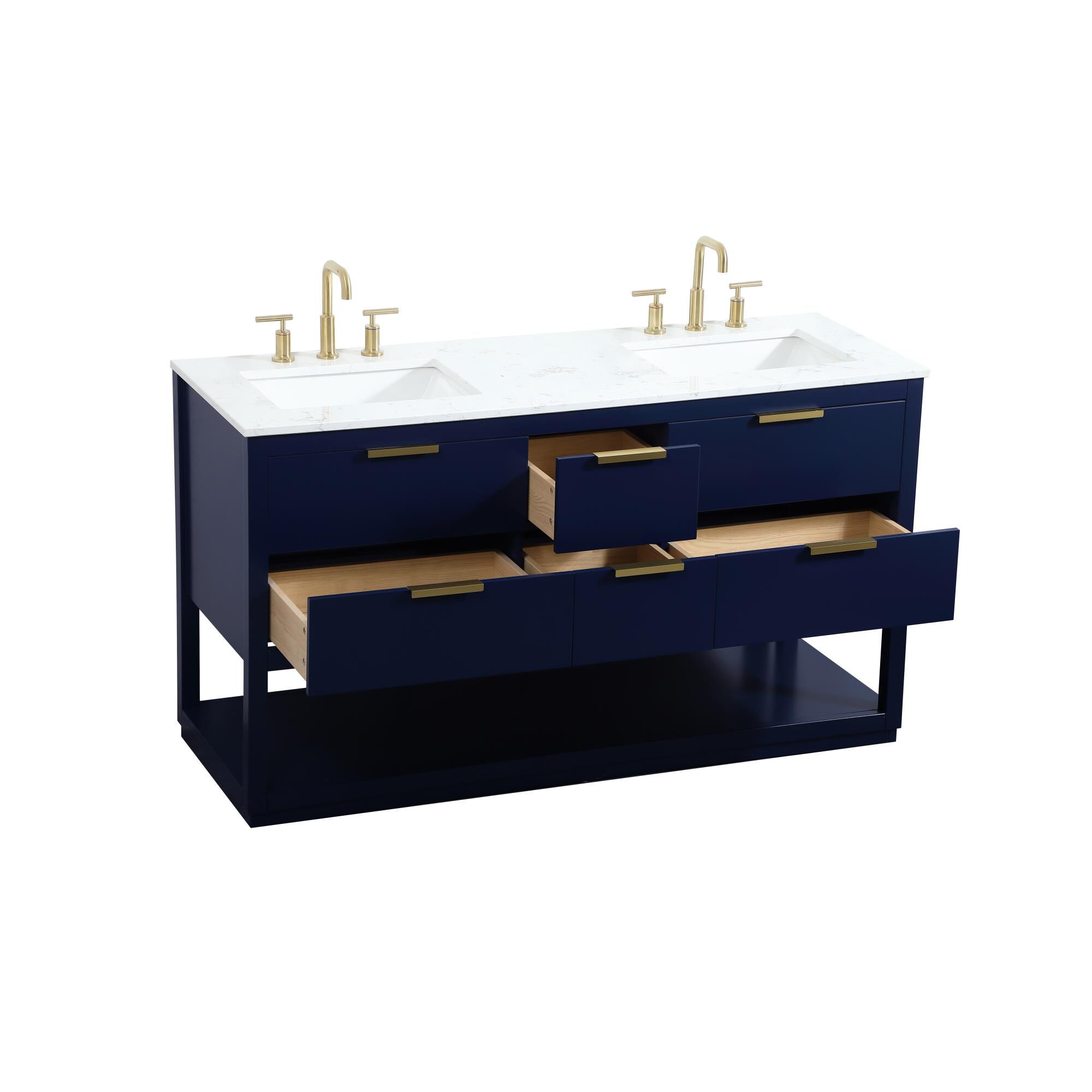 Larkin 60 Inch Bath Vanity by Elegant Decor