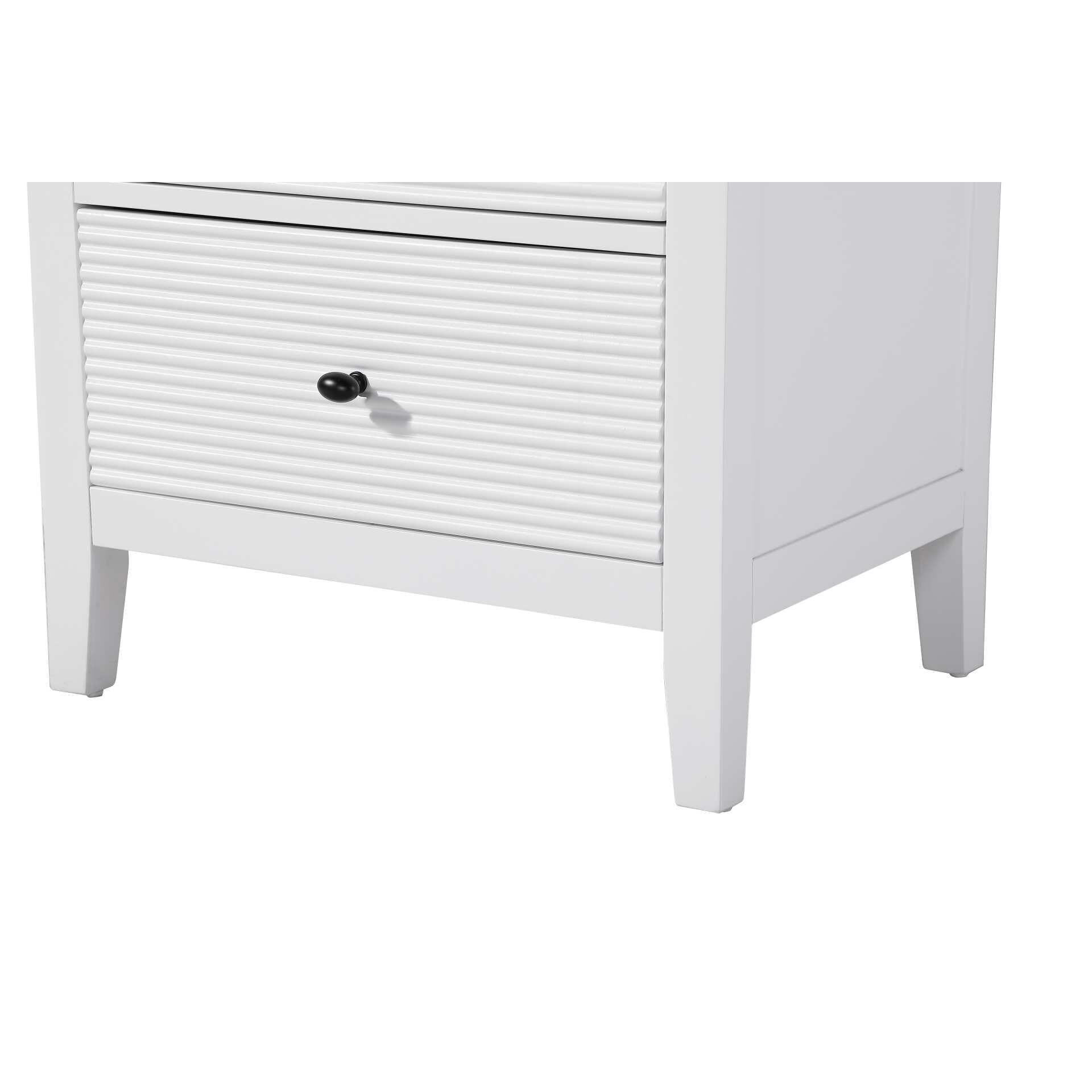 Shown in White finish