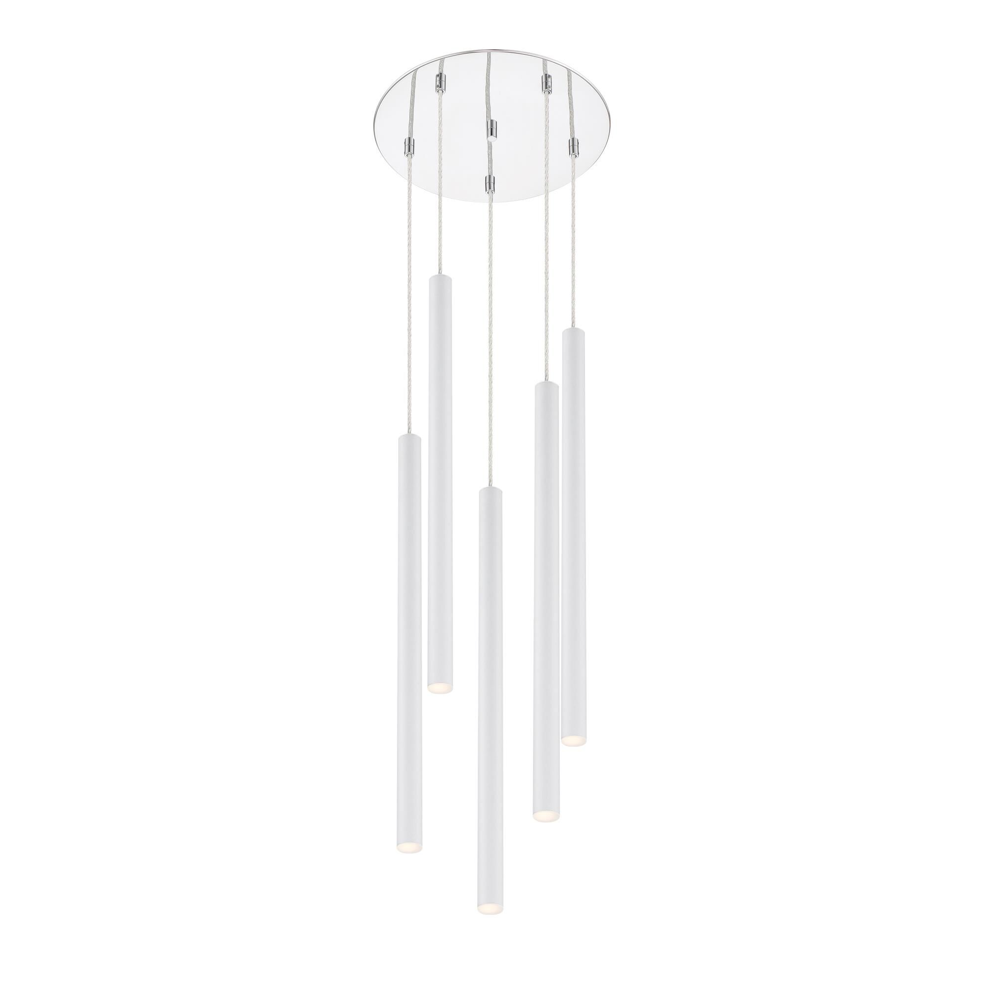 Forest 13 Inch 5 Light LED Multi Light Pendant by Z-Lite