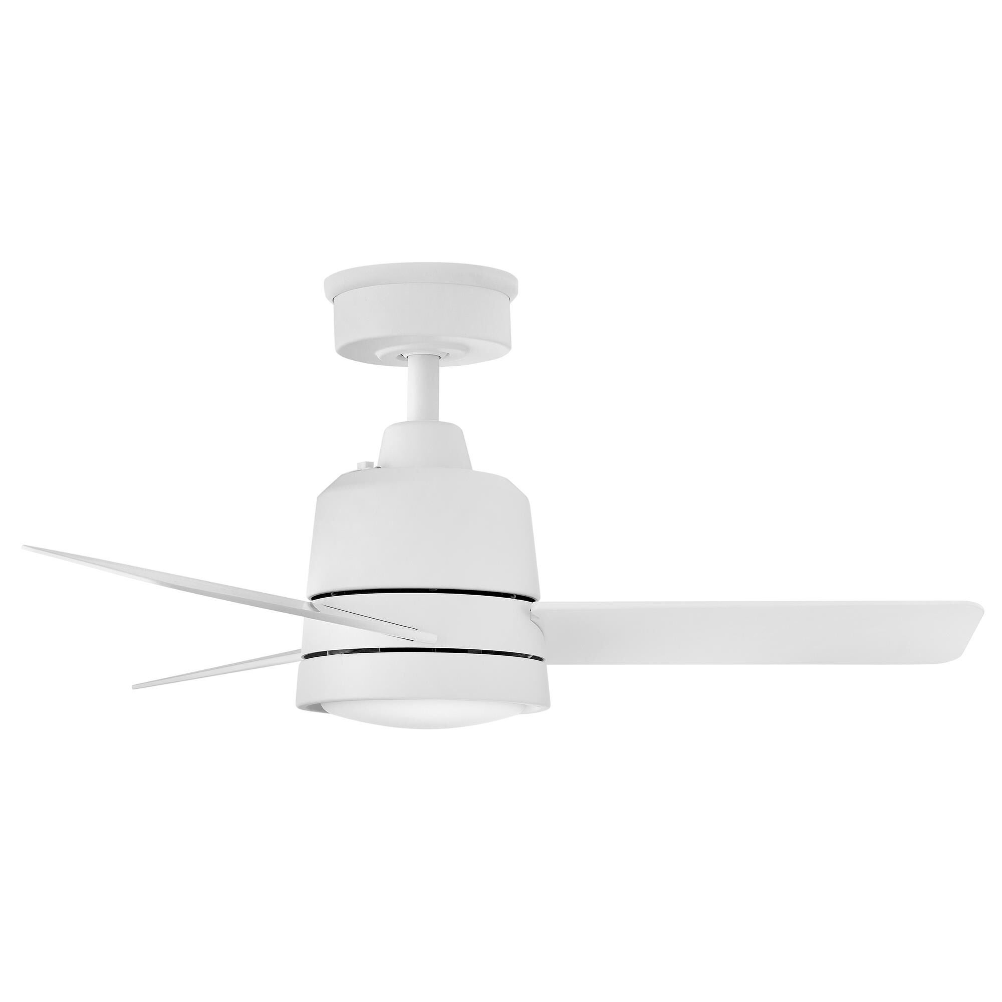 Shown in Matte White finish and White Frosted glass