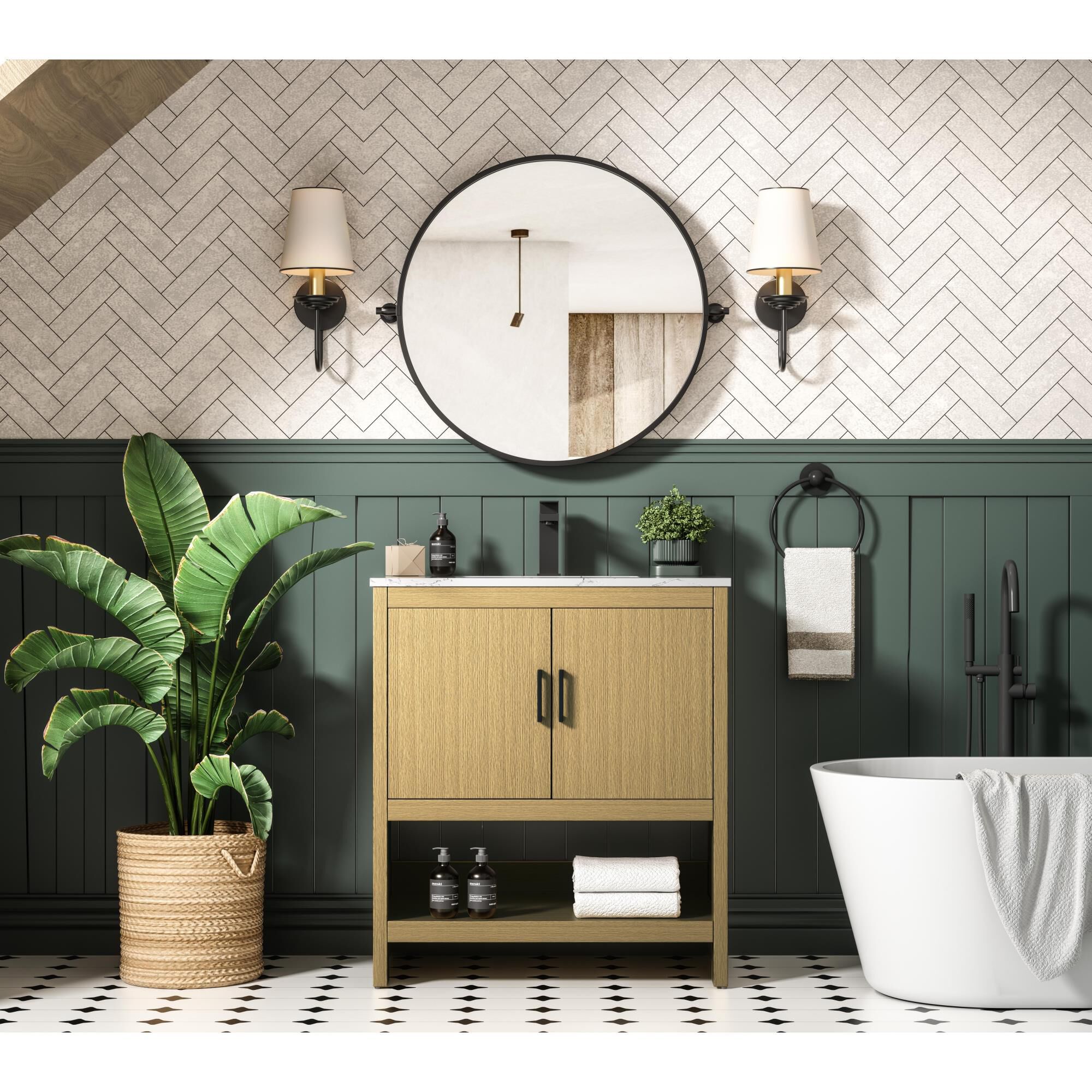 Shown in Honey Brown finish