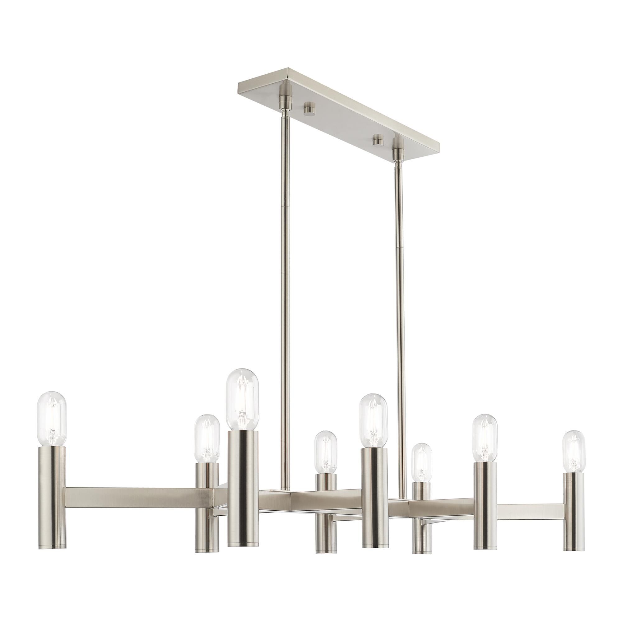 Copenhagen 40 Inch 8 Light Linear Suspension Light by Livex Lighting