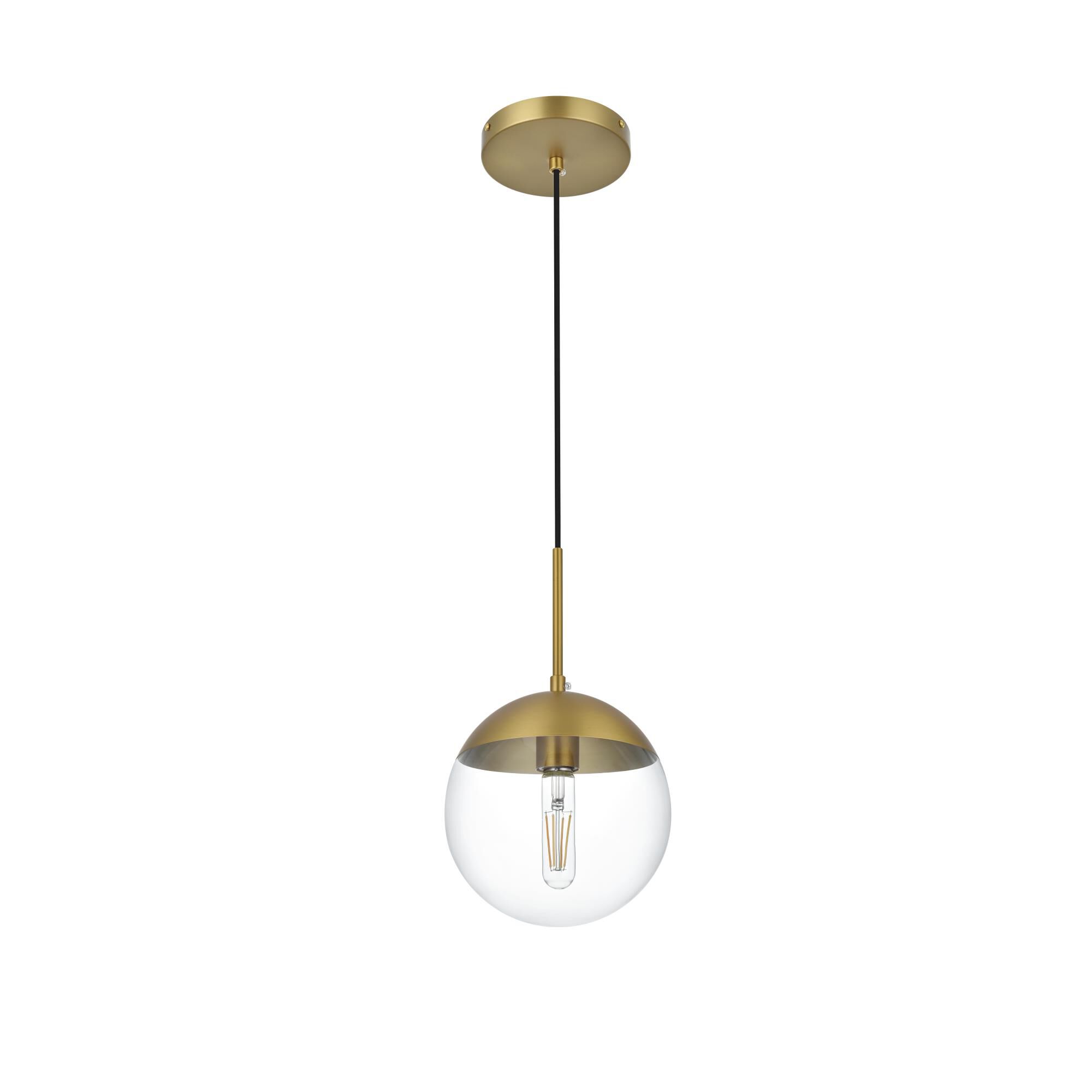 Eclipse 8 Inch Mini Pendant by Elegant Lighting