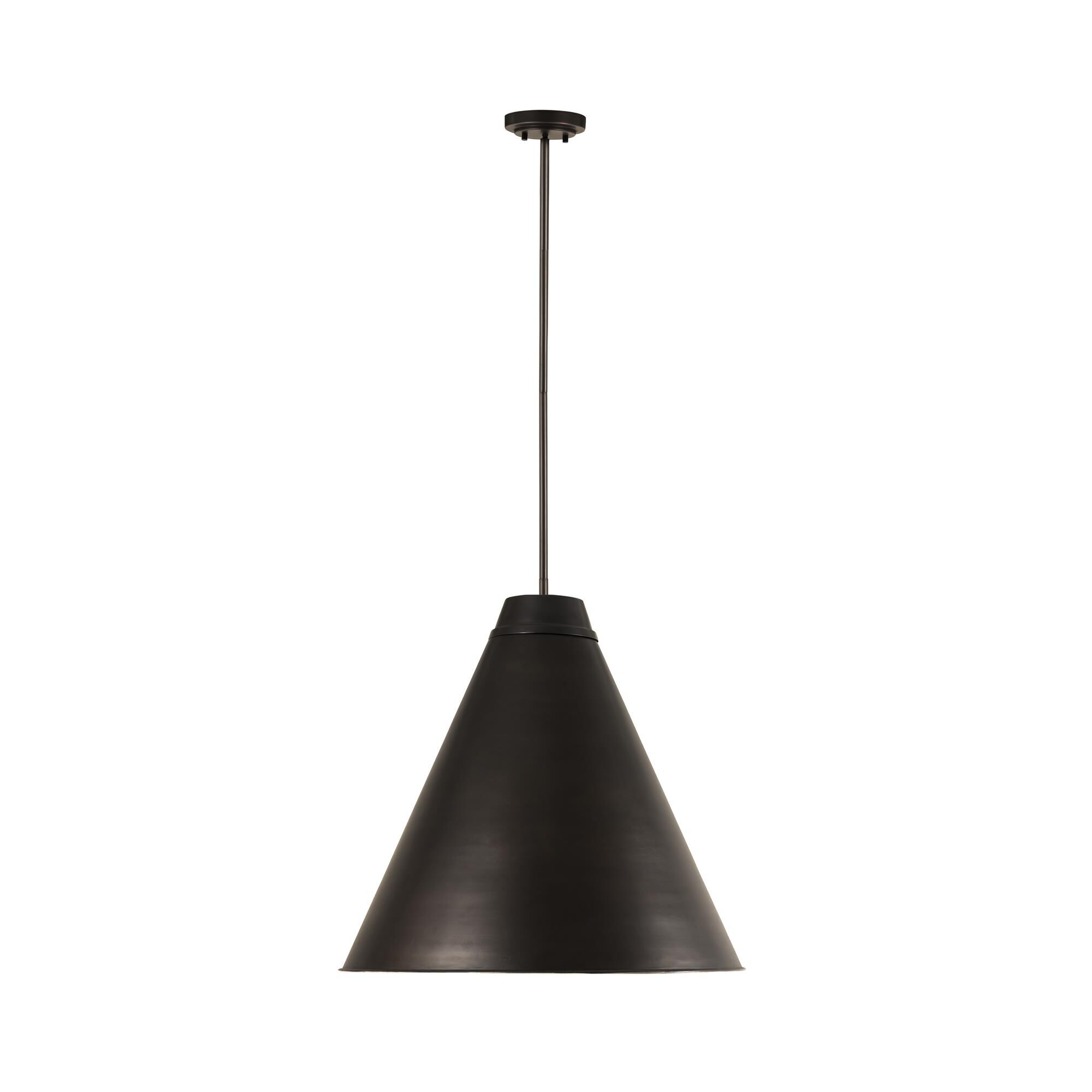 Shown in Bronze Plate finish and Iron glass and Iron shade