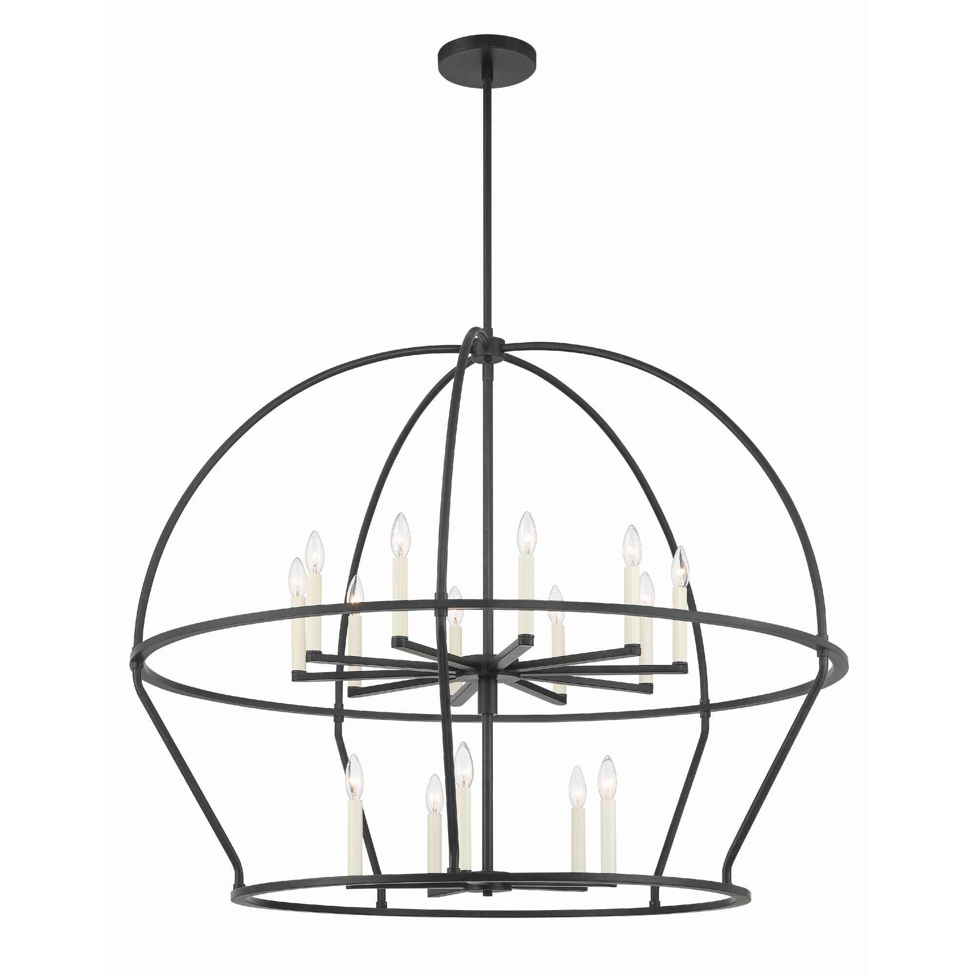 Abbott 48 Inch 15 Light Chandelier by Crystorama