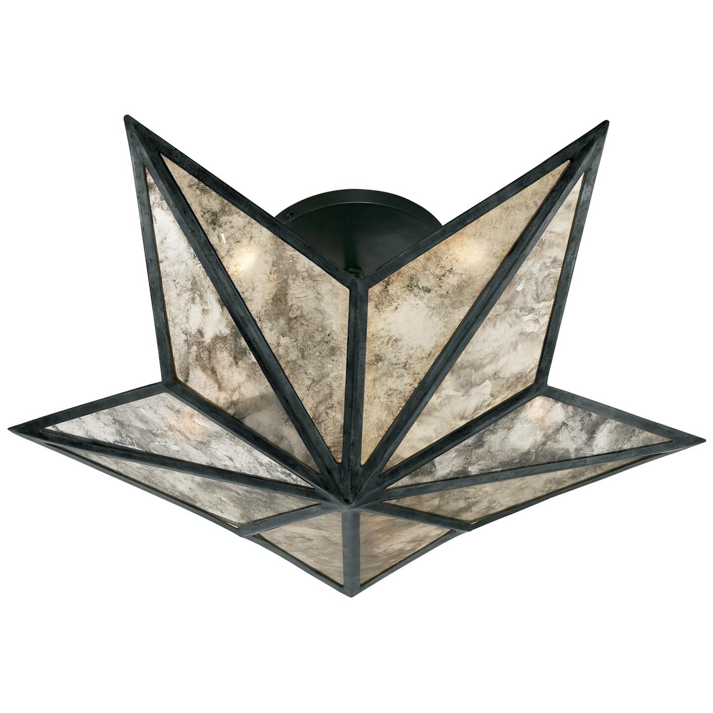 Constellation 19 Inch 3 Light Flush Mount by Visual Comfort Signature Collection