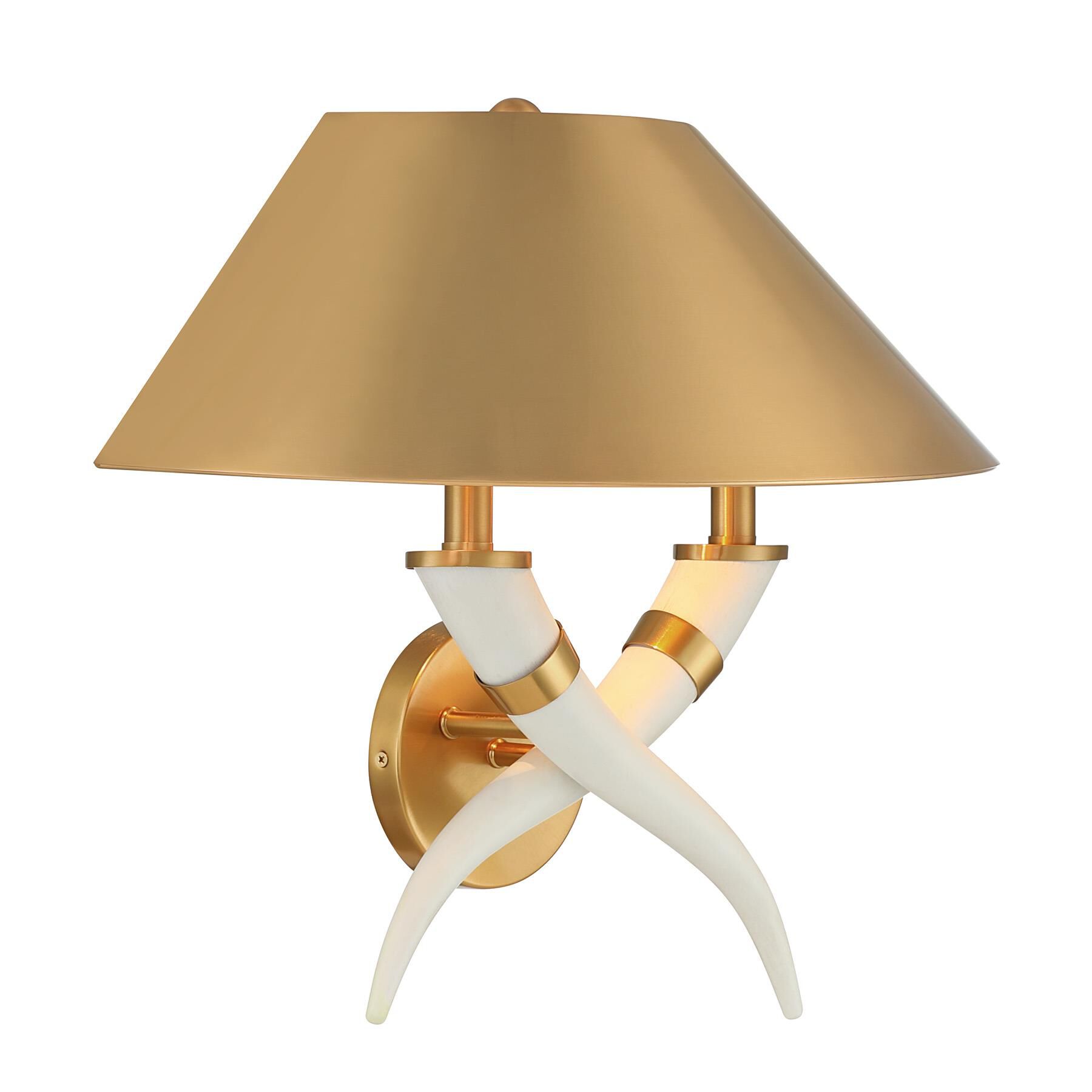 Shown in Warm Brass finish