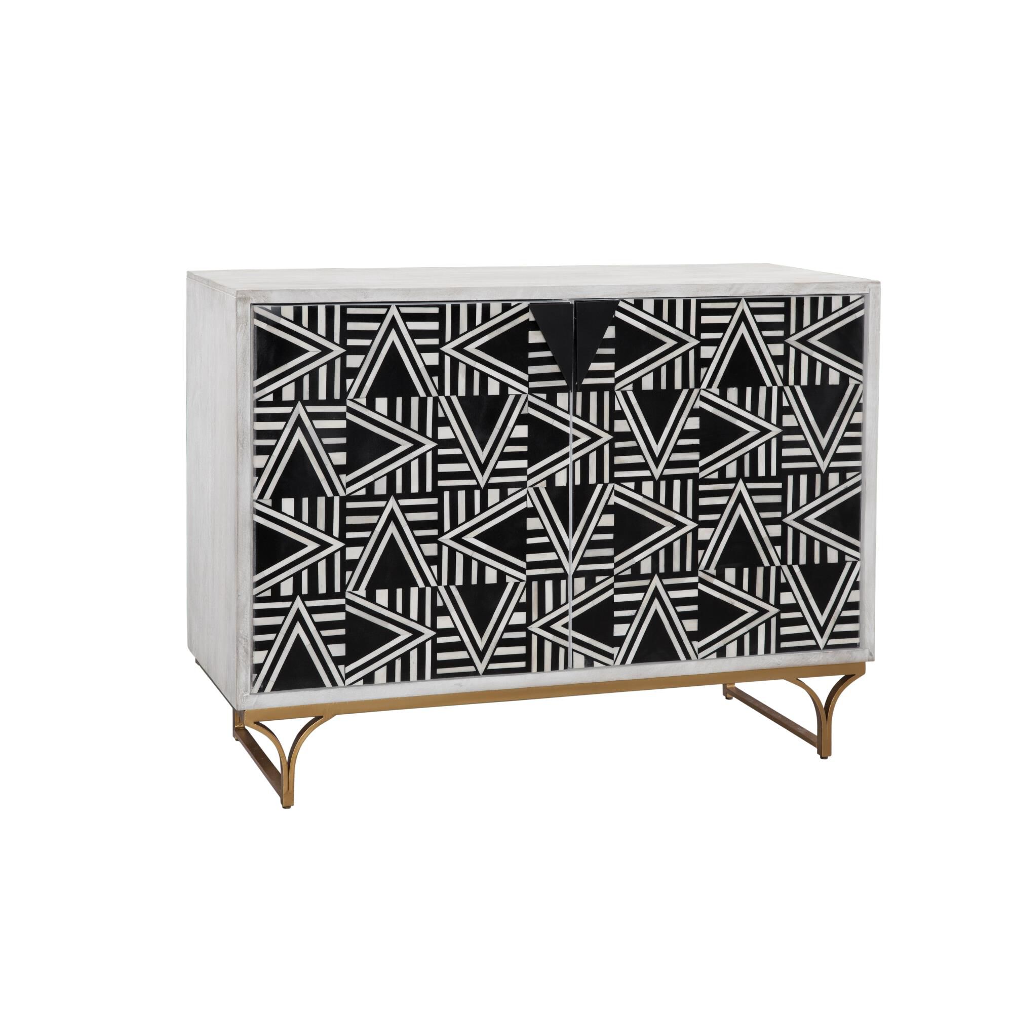 Shown in White, Black and Gold finish