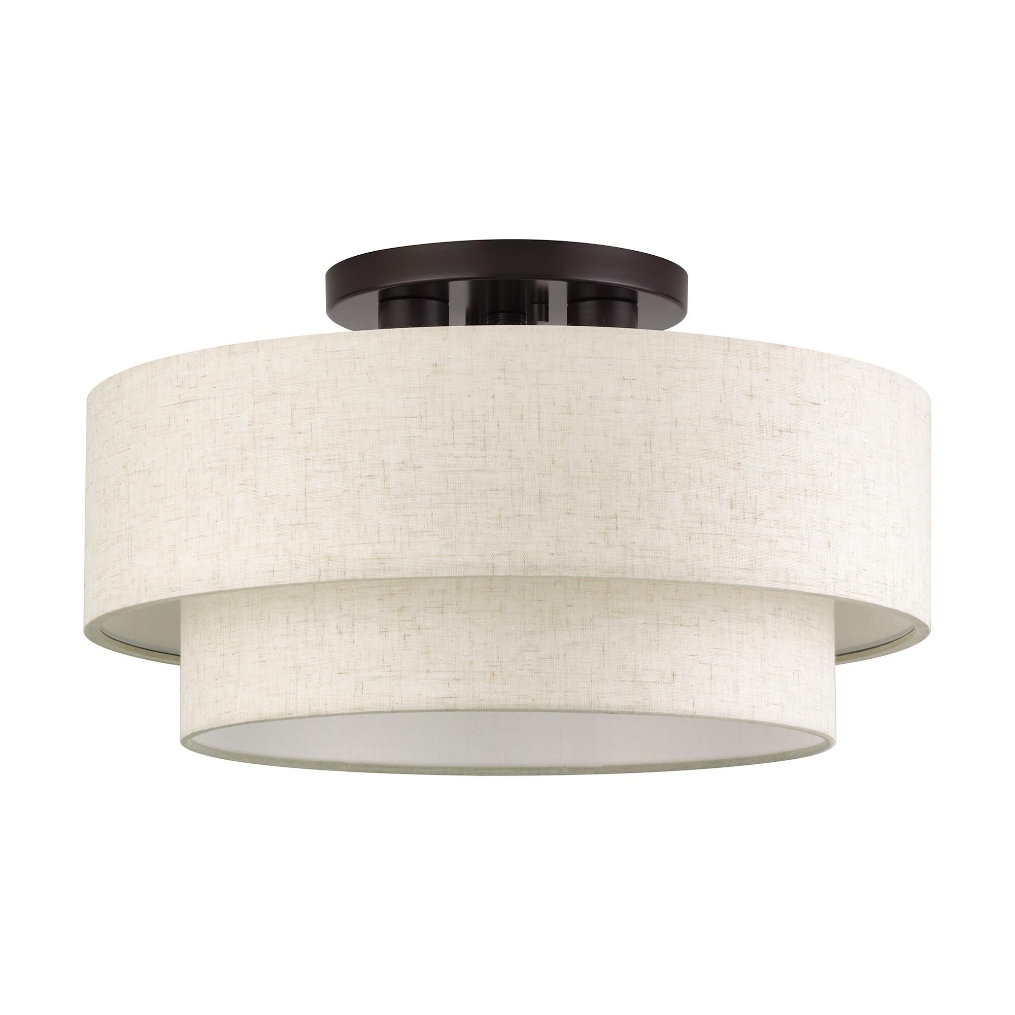 Manorwood 18 Inch Semi Flush Mount by Livex Lighting