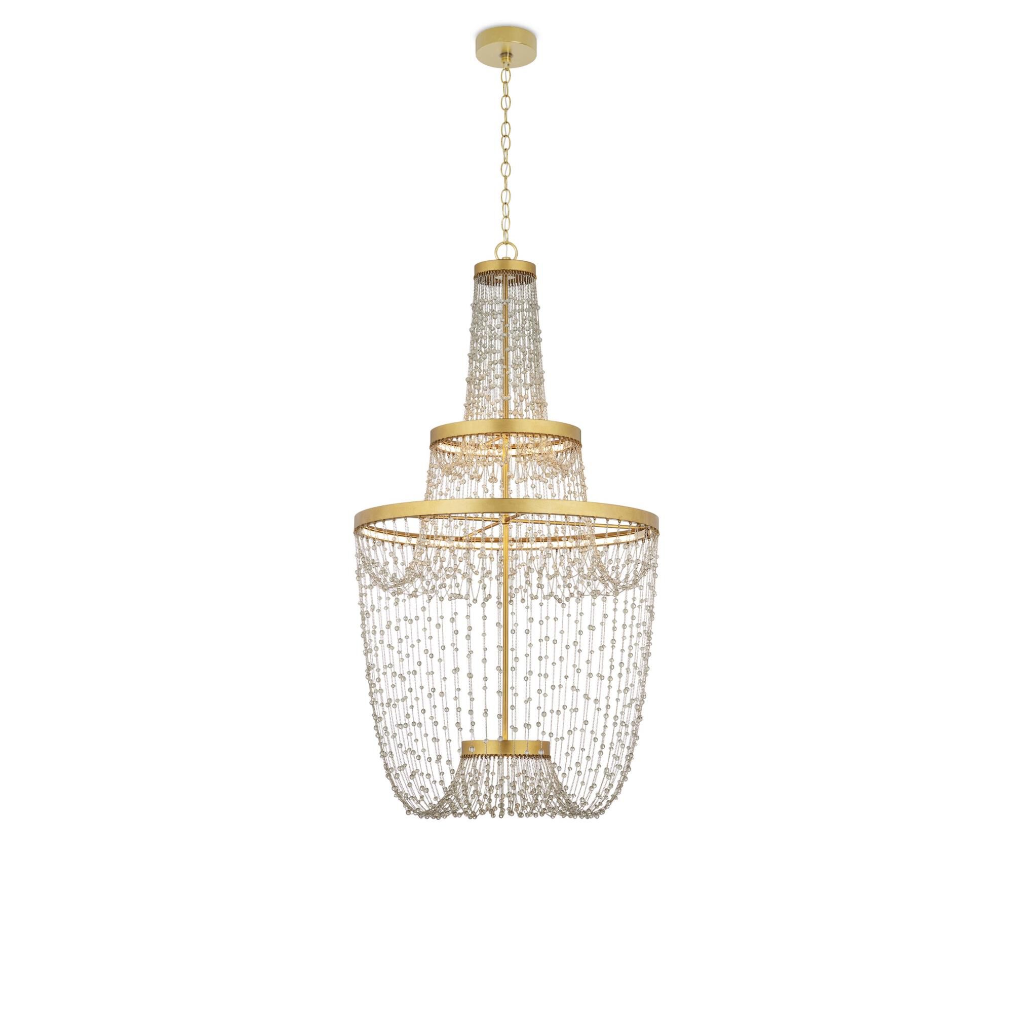 Shown in Contemporary Gold Leaf, Contemporary Gold, Clear finish