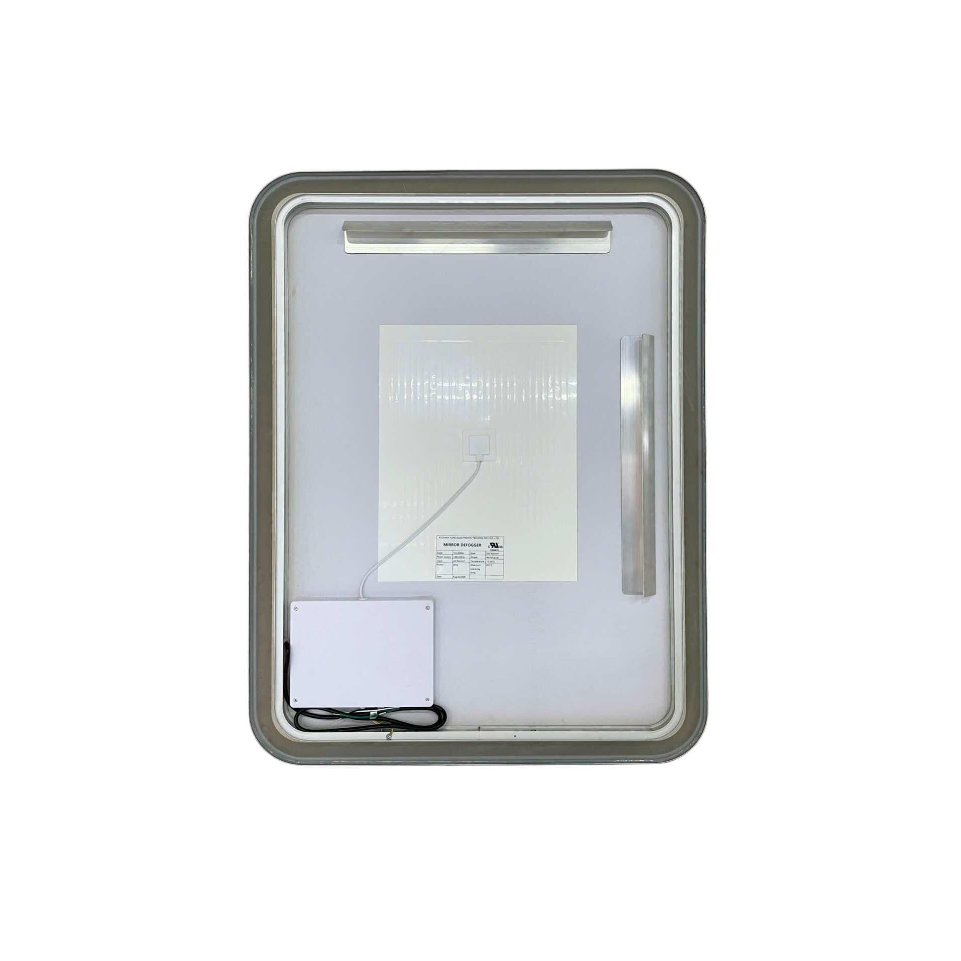 Harmoni 36 Inch Rectangular LED Lighted Mirror by Elegant Decor