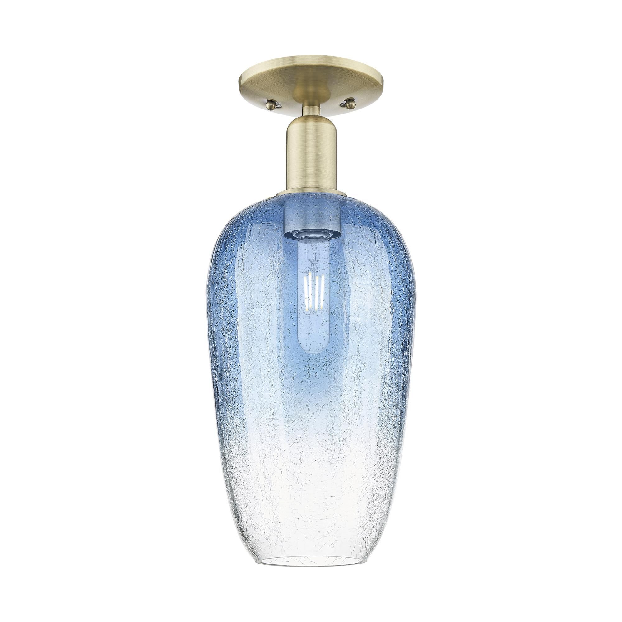 Bruno Marashlian Brookhaven Flute 7 Inch Semi Flush Mount by Innovations Lighting