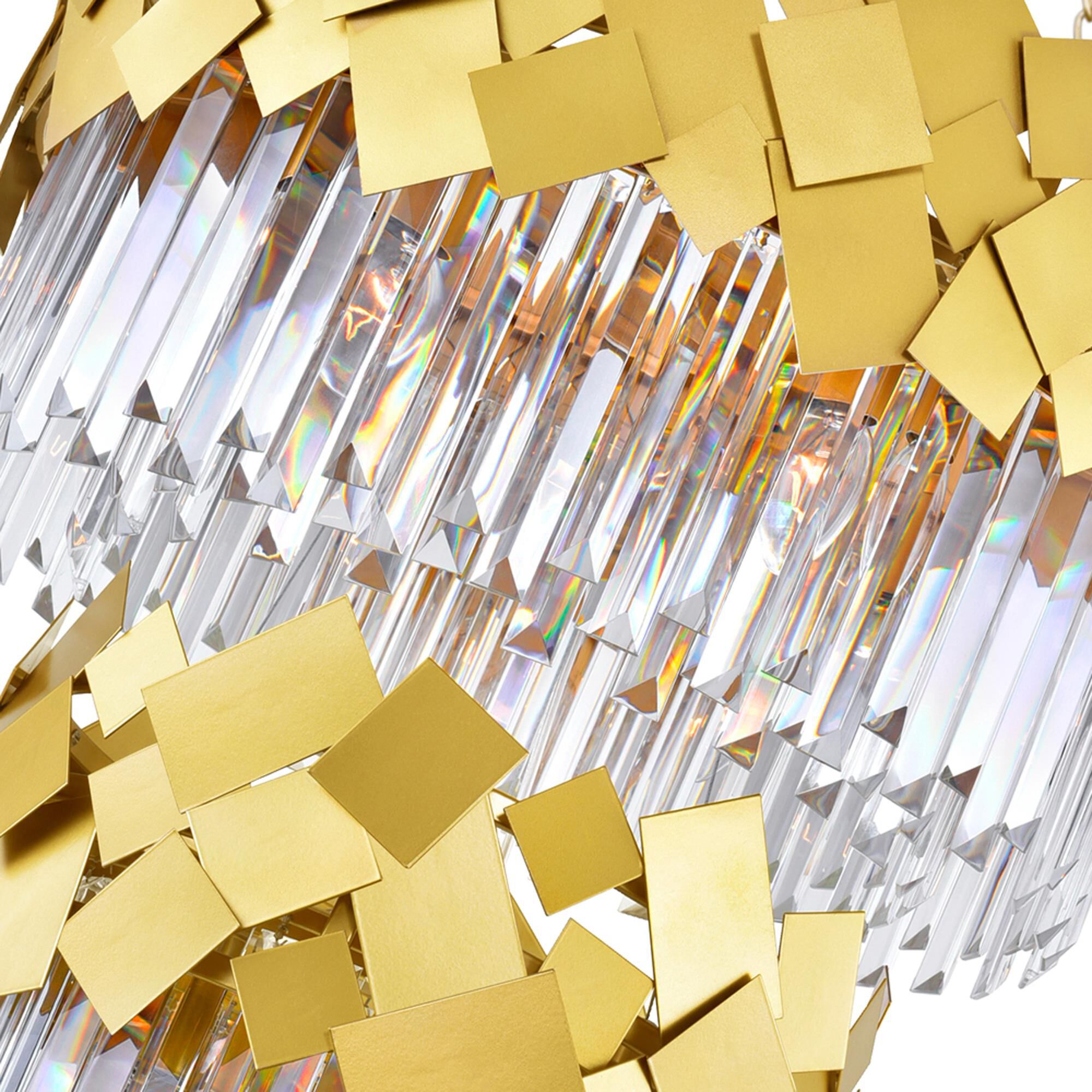 Panache 24 Inch 10 Light Chandelier by CWI Lighting