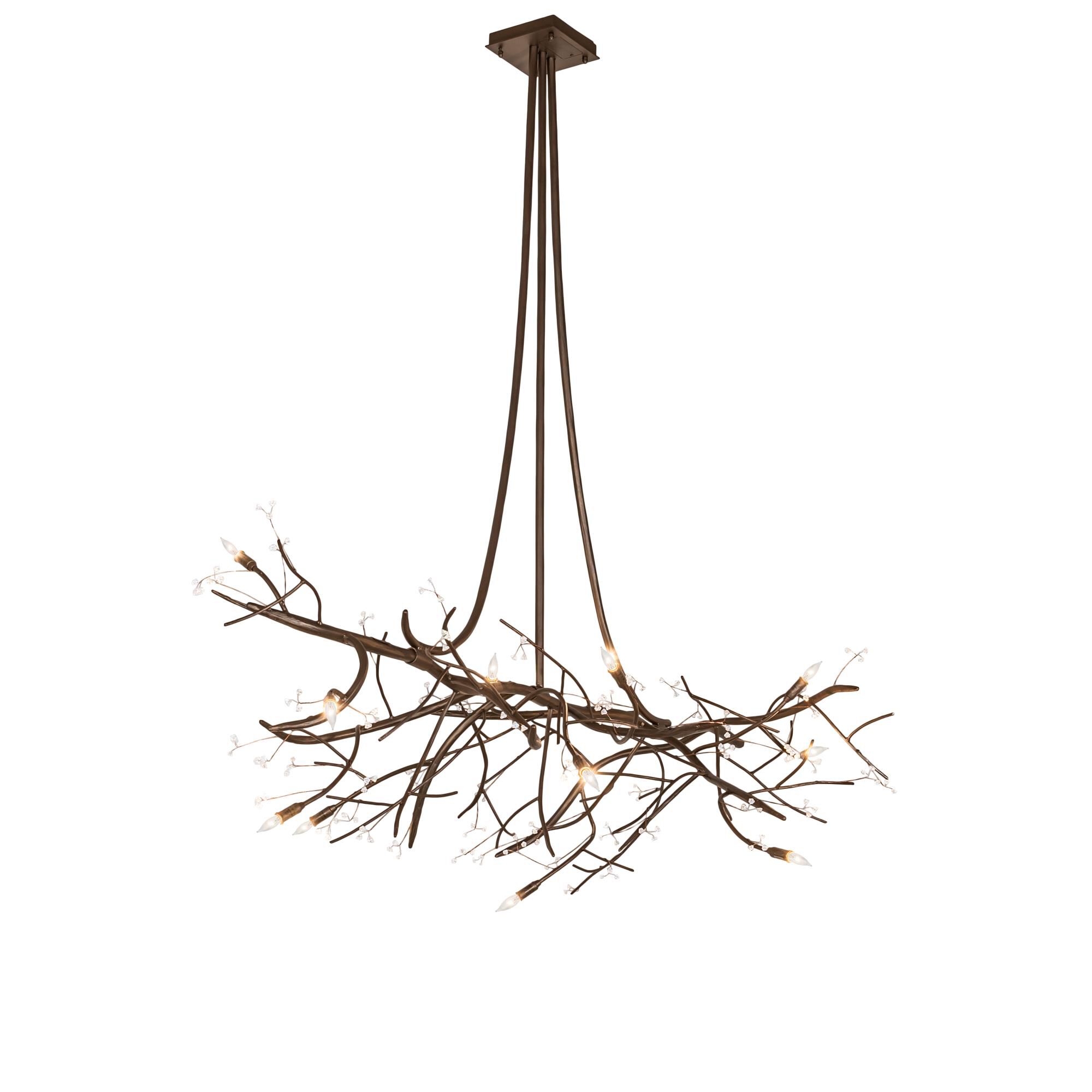 Winter Solstice 72 Inch 11 Light LED Chandelier by Meyda Lighting