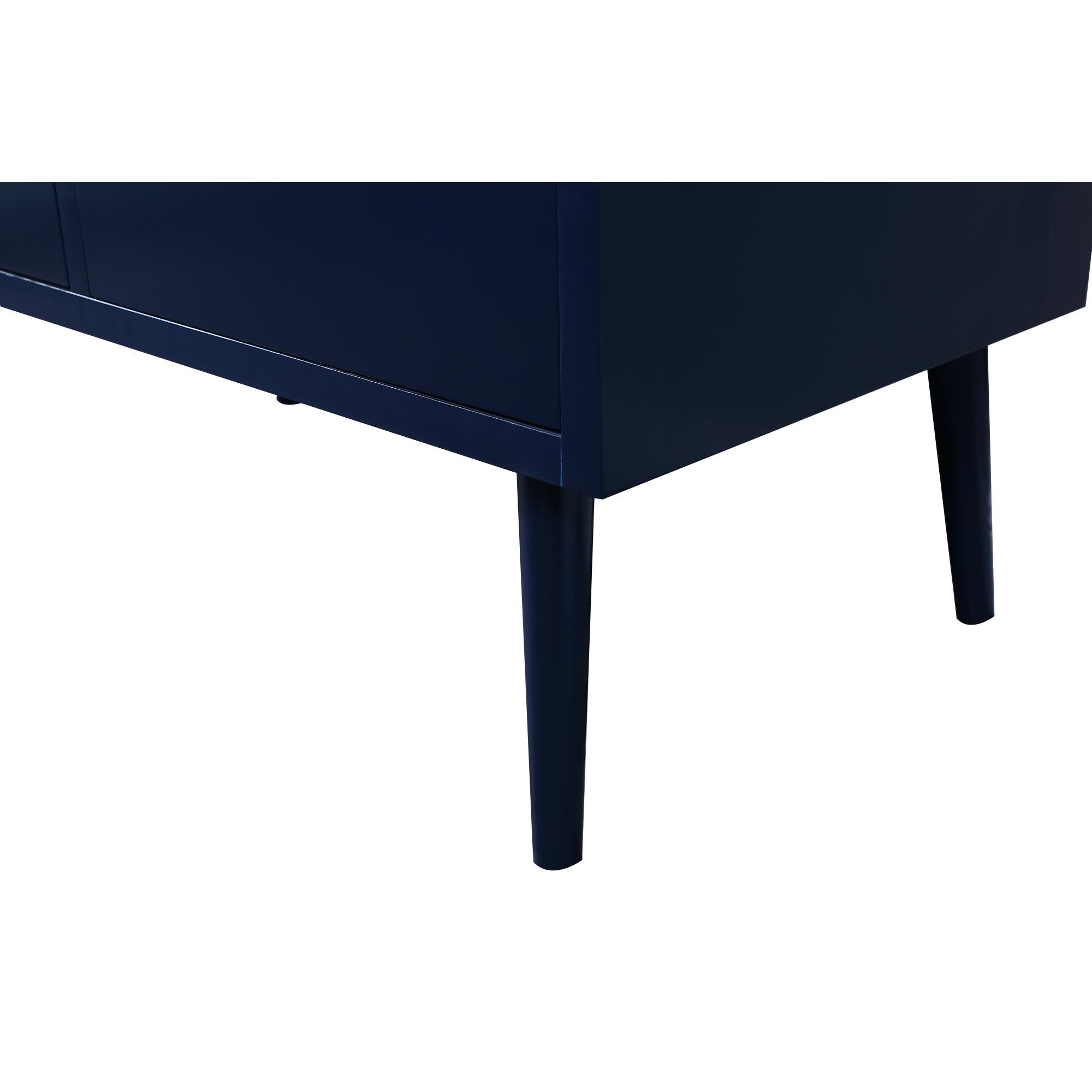 Shown in Blue finish