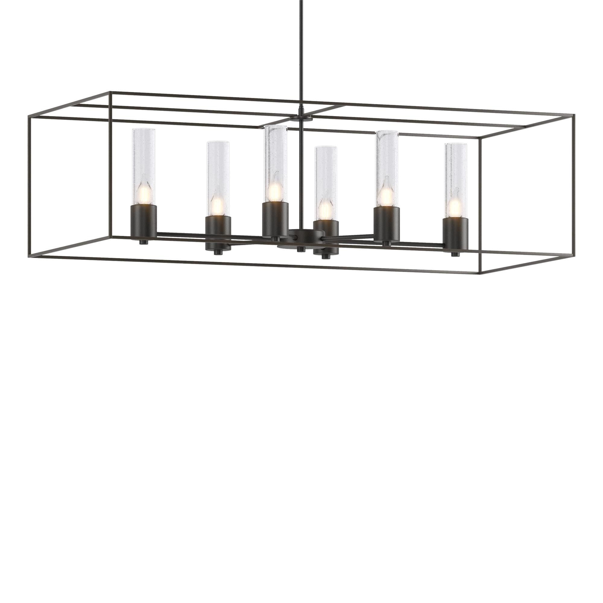 Shown in Black finish and Clear glass and Dark Smoke accent
