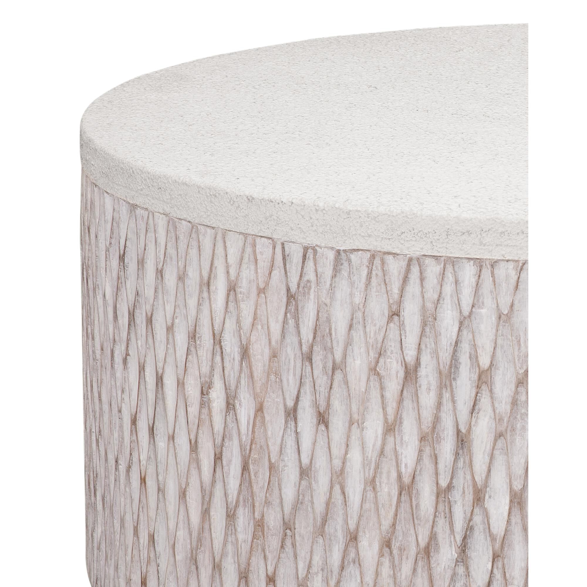 Shown in White Wash finish