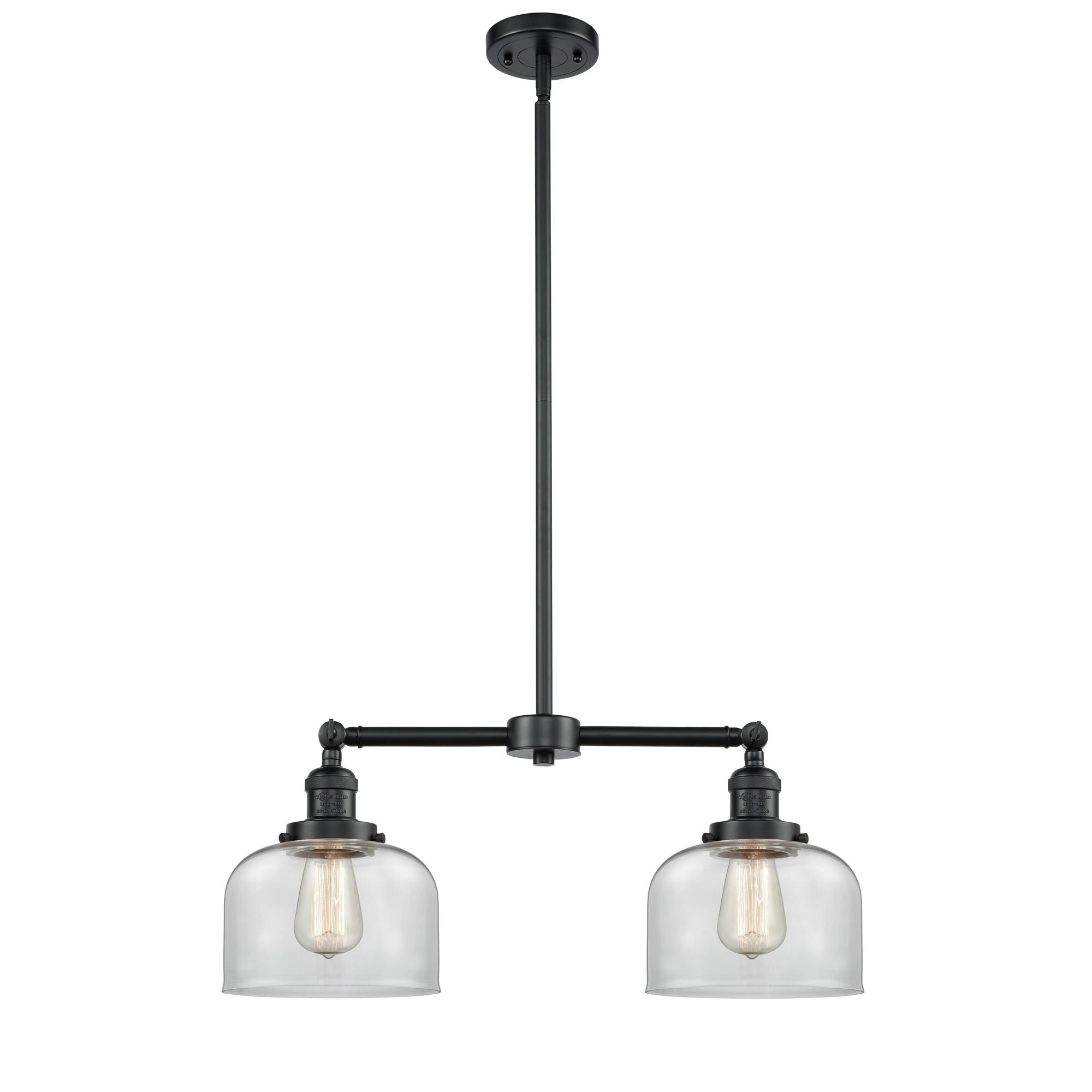 Bruno Marashlian Large Bell 21 Inch 2 Light Mini Chandelier by Innovations Lighting