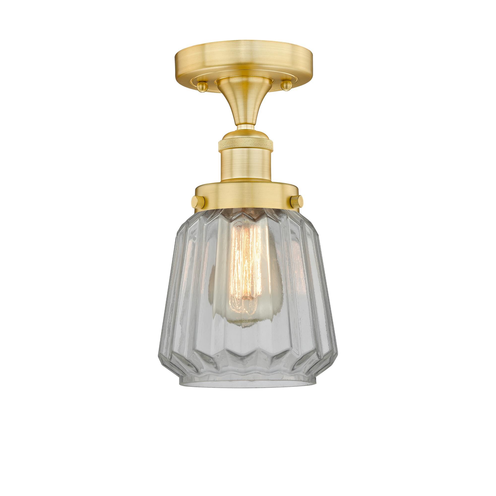 Bruno Marashlian Chatham 6 Inch 1 Light Semi Flush Mount by Innovations Lighting