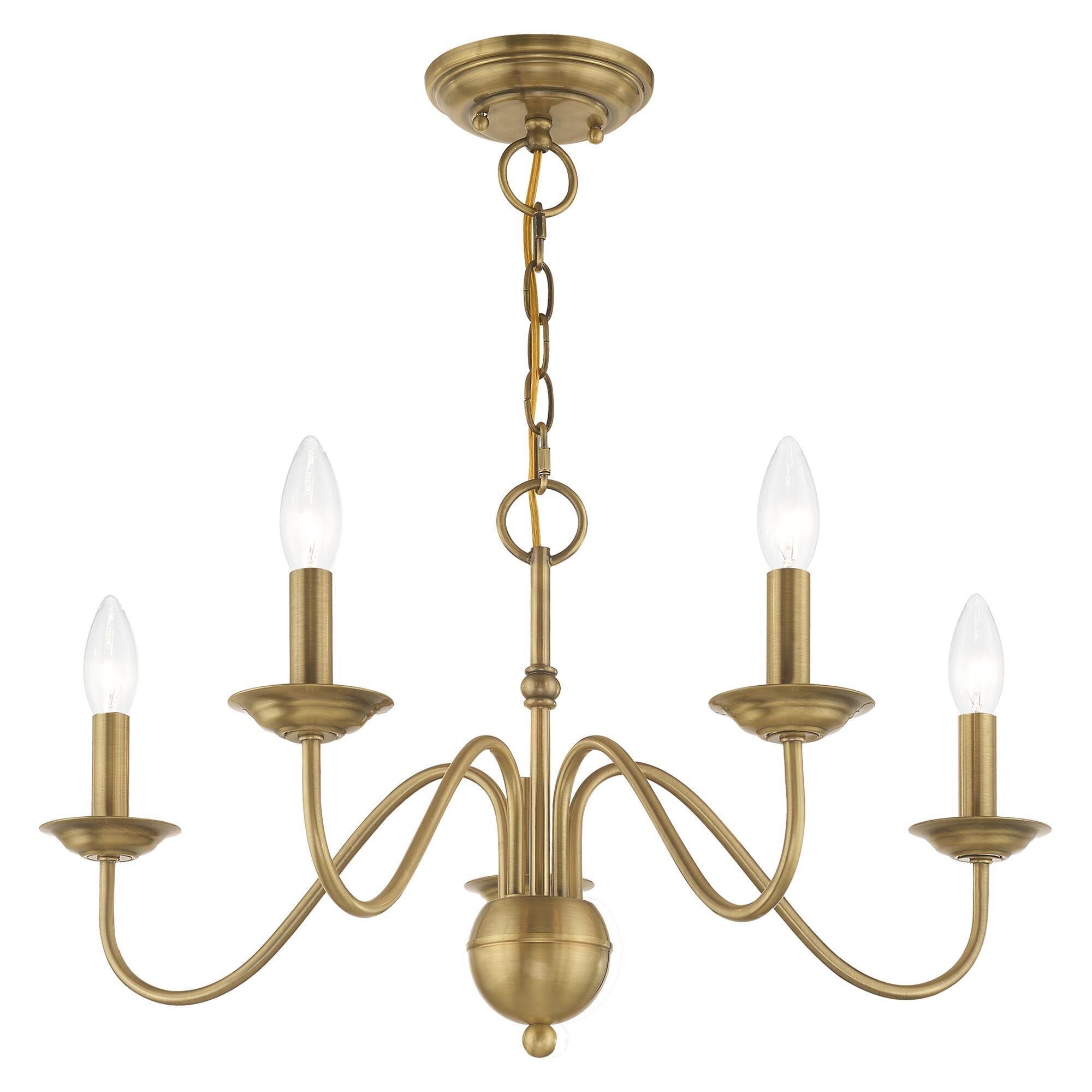 Shown in Antique Brass finish